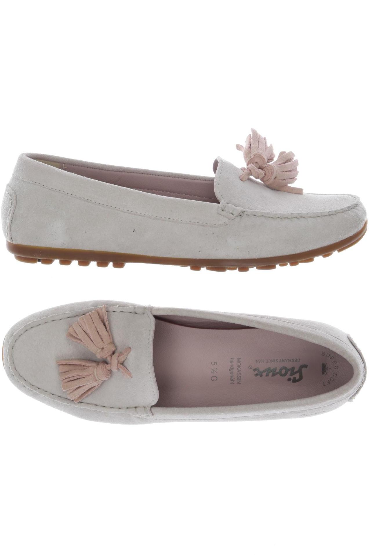 

Sioux Damen Halbschuh, beige, Gr. 5.5