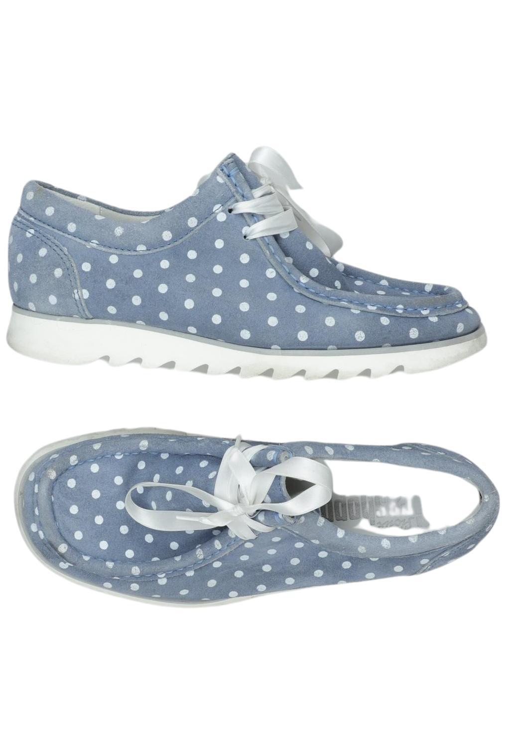 

Sioux Damen Halbschuh, blau, Gr. 4