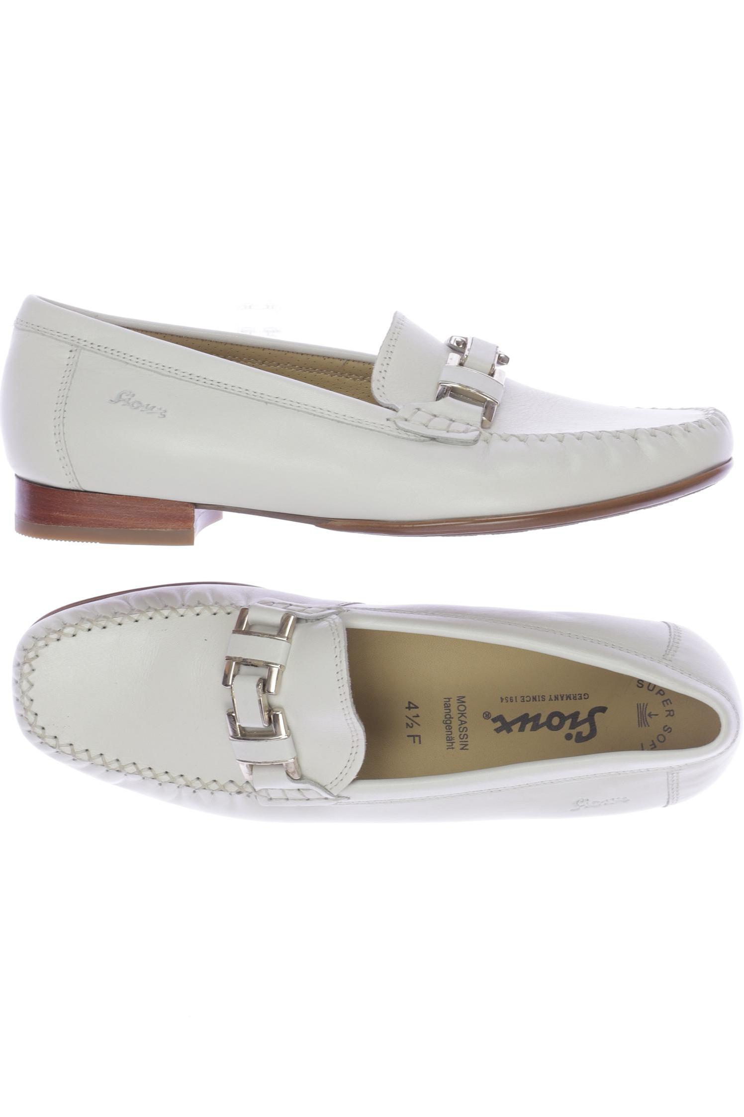 

Sioux Damen Halbschuh, cremeweiß, Gr. 4.5