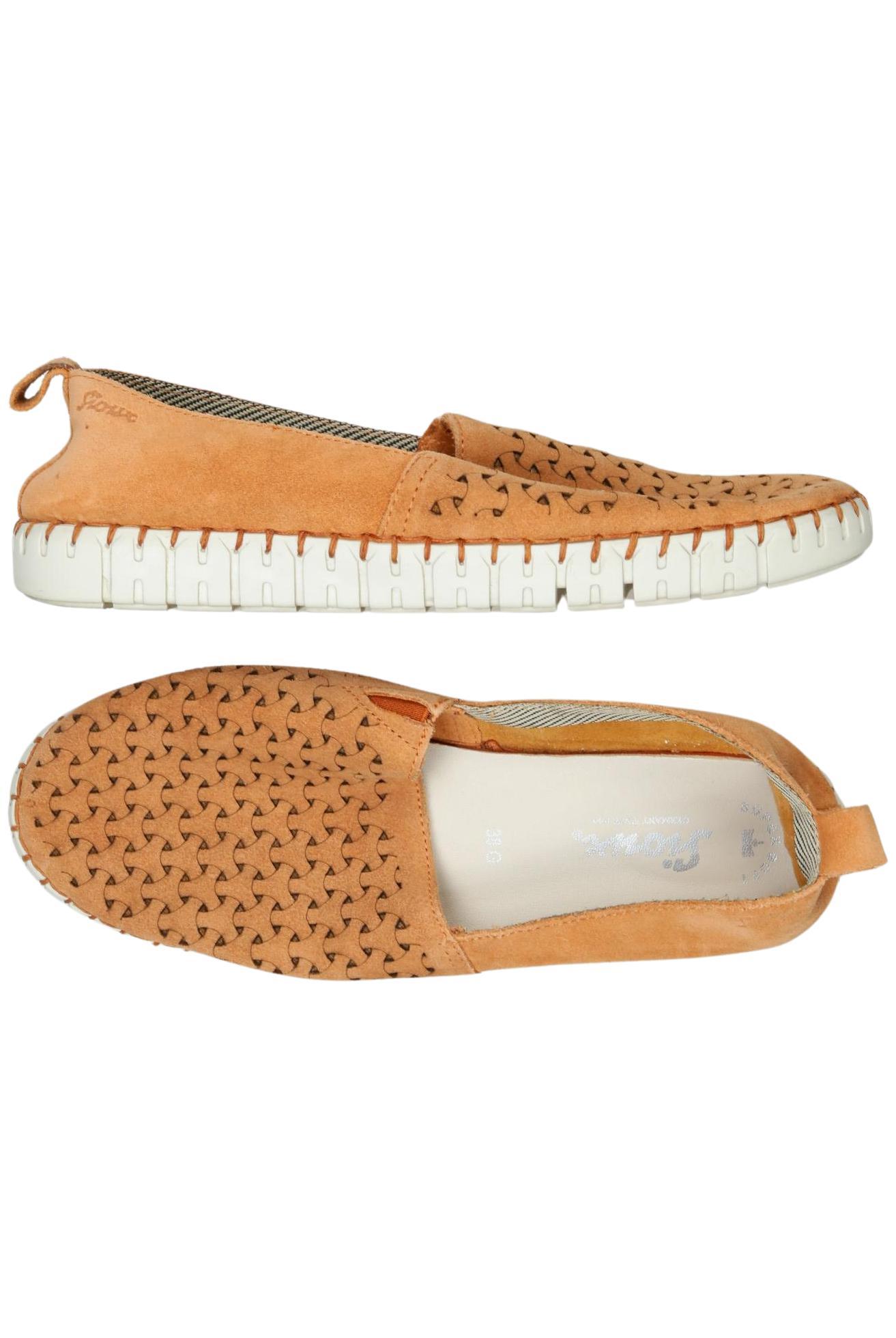 

Sioux Damen Halbschuh, orange, Gr. 38