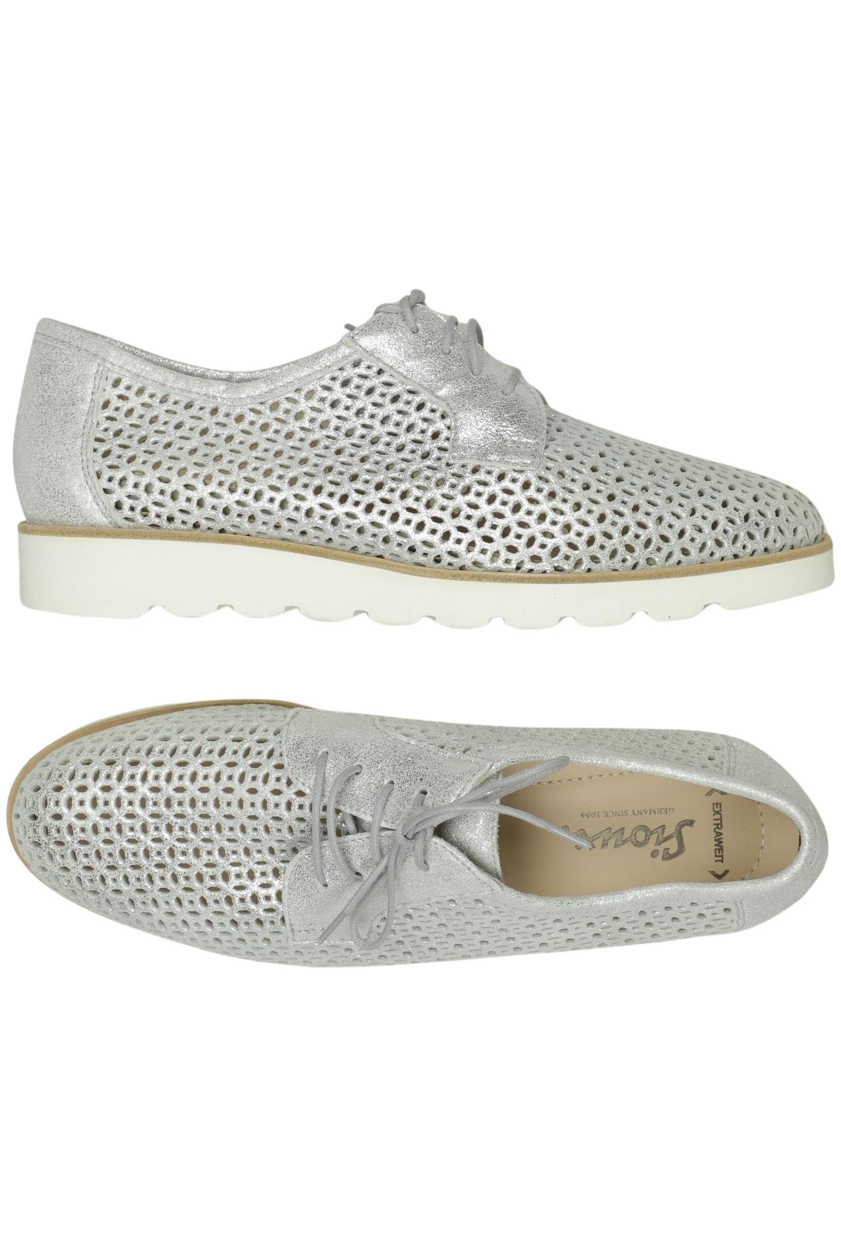 

Sioux Damen Halbschuh, silber, Gr. 5.5