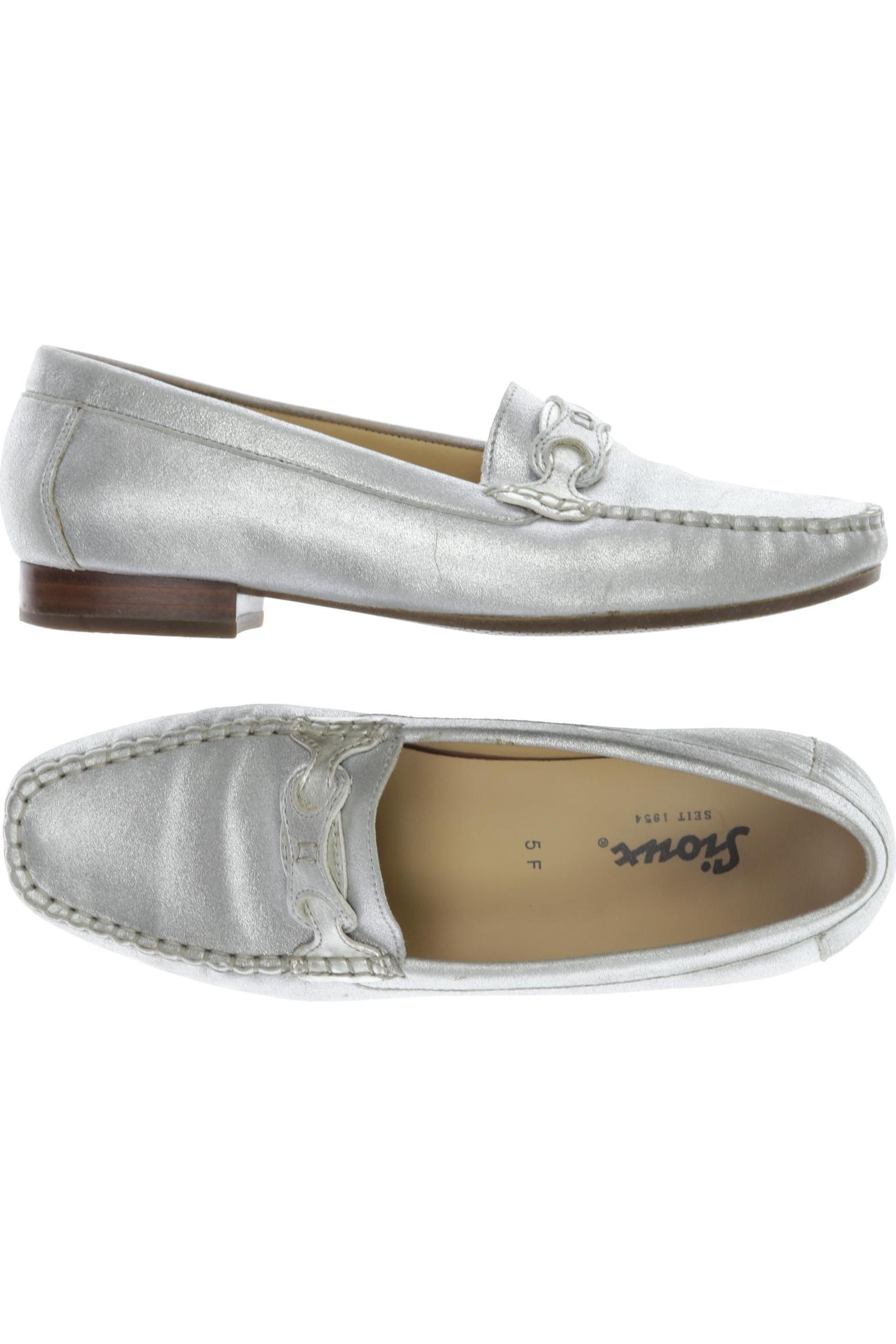 

Sioux Damen Halbschuh, silber, Gr. 5