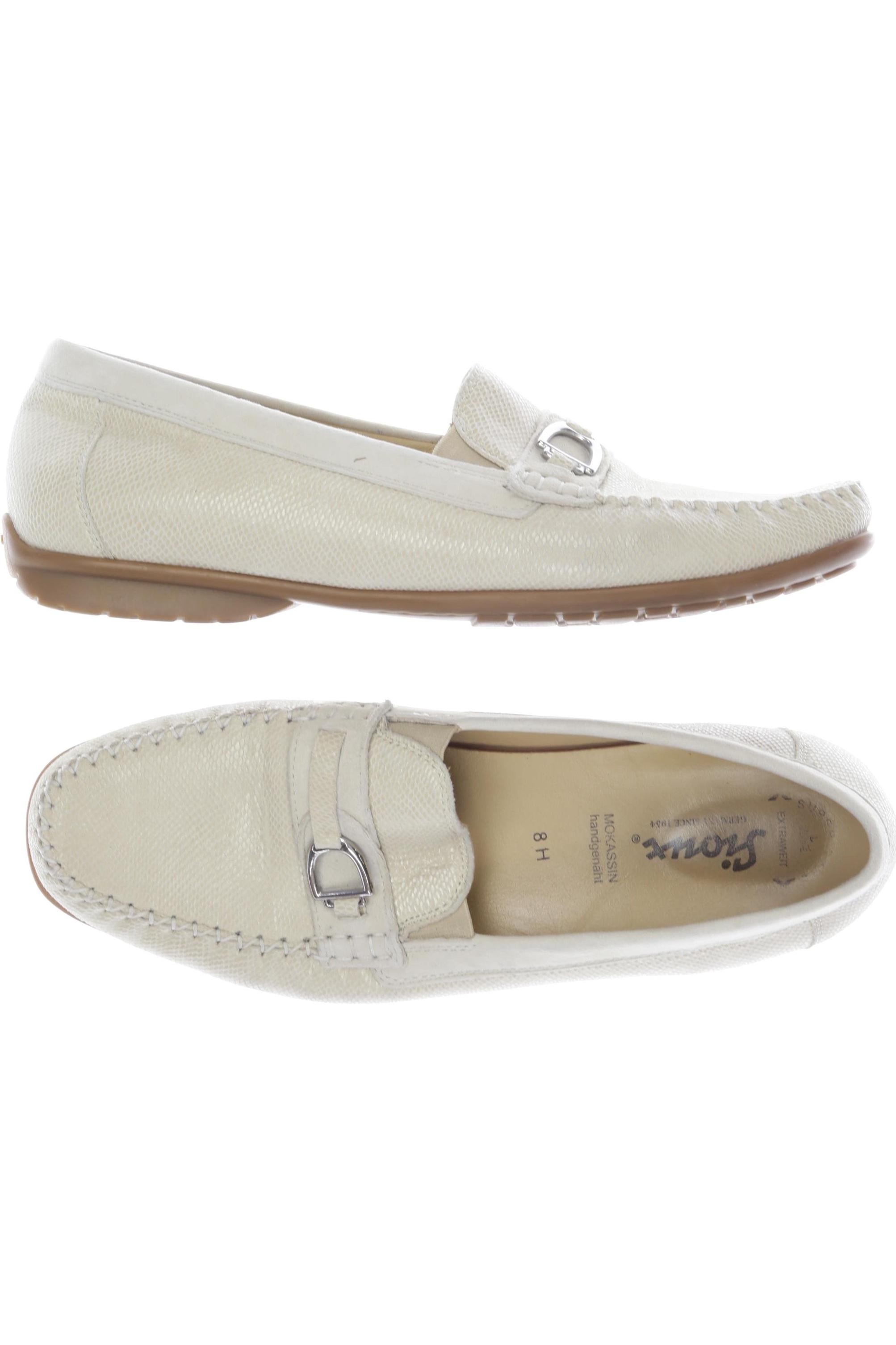 

Sioux Damen Halbschuh, cremeweiß, Gr. 8