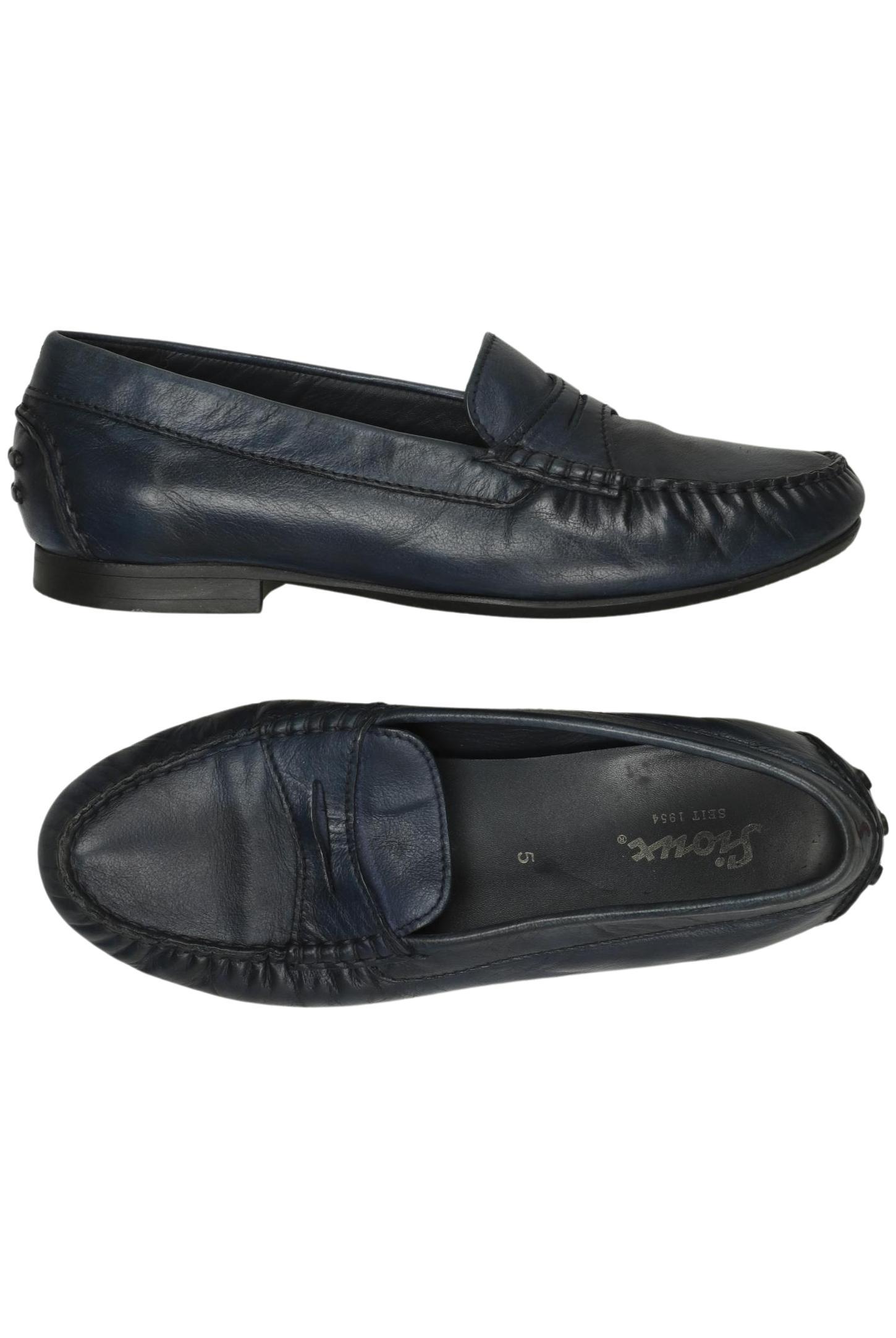 

Sioux Damen Halbschuh, blau, Gr. 5