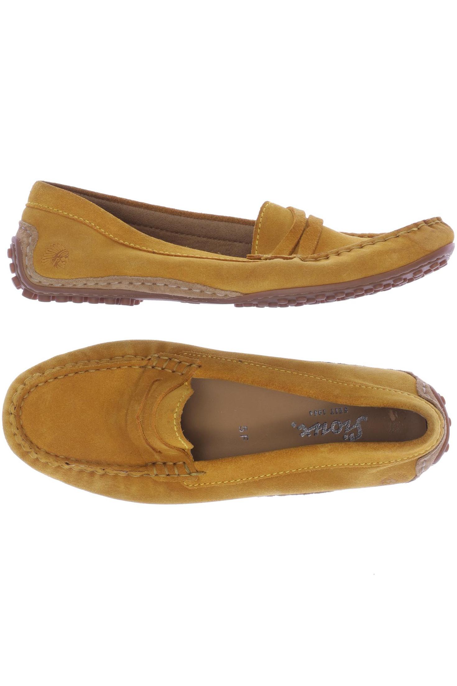 

Sioux Damen Halbschuh, orange, Gr. 5