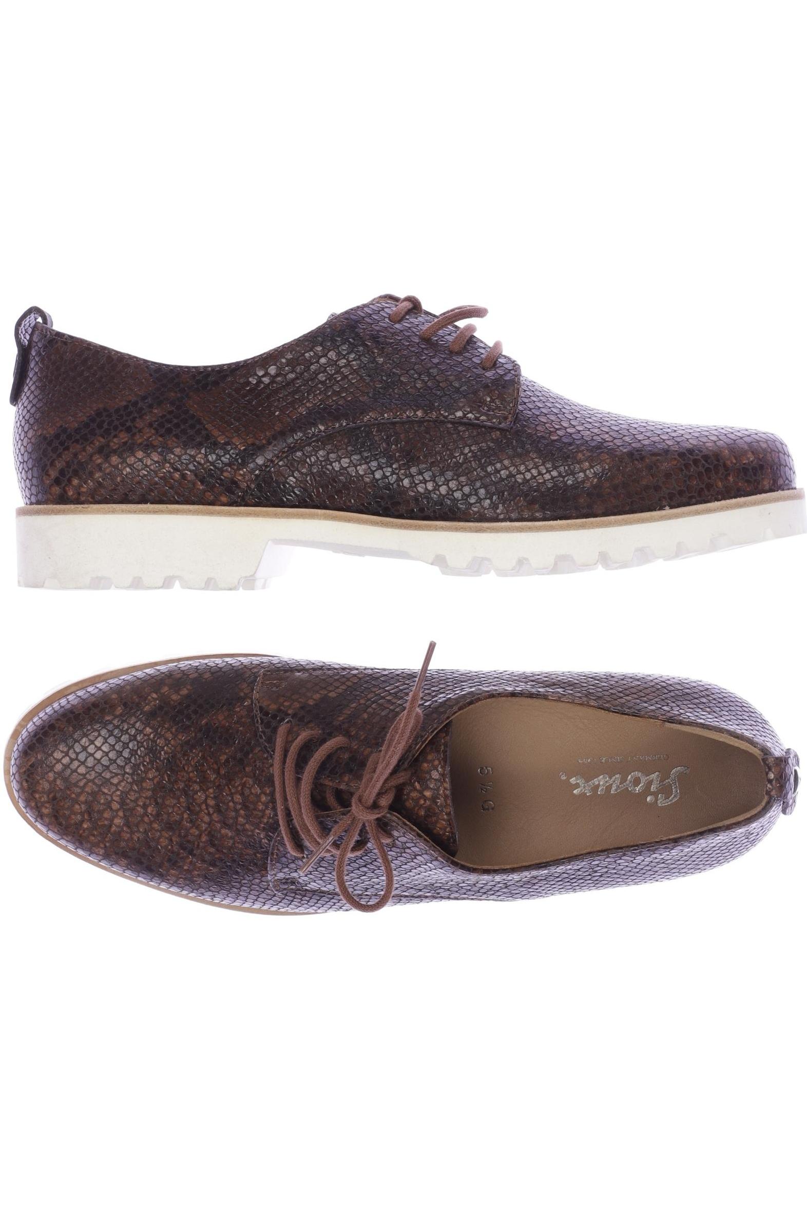 

Sioux Damen Halbschuh, braun, Gr. 5.5