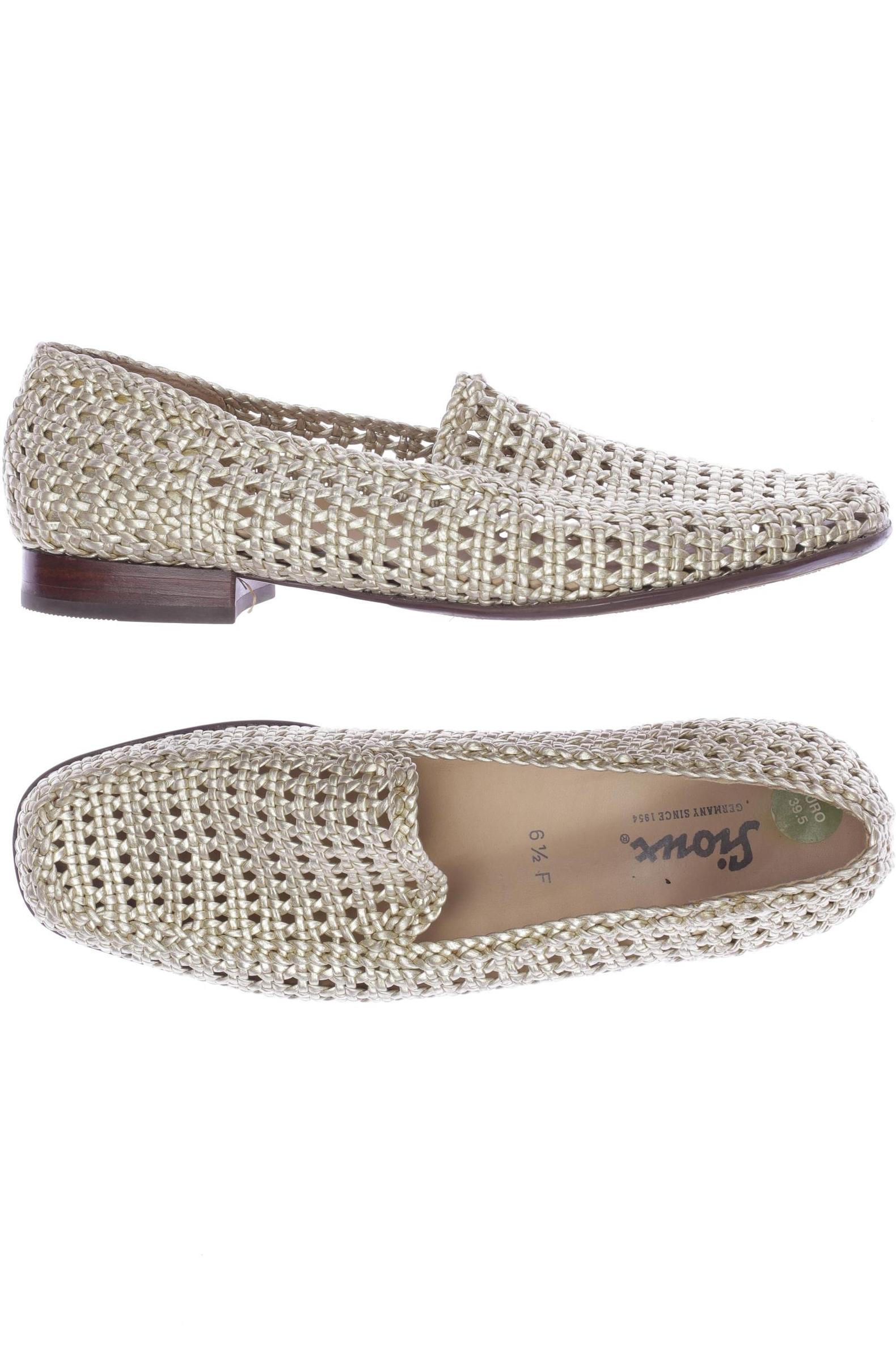 

Sioux Damen Halbschuh, gold, Gr. 39.5