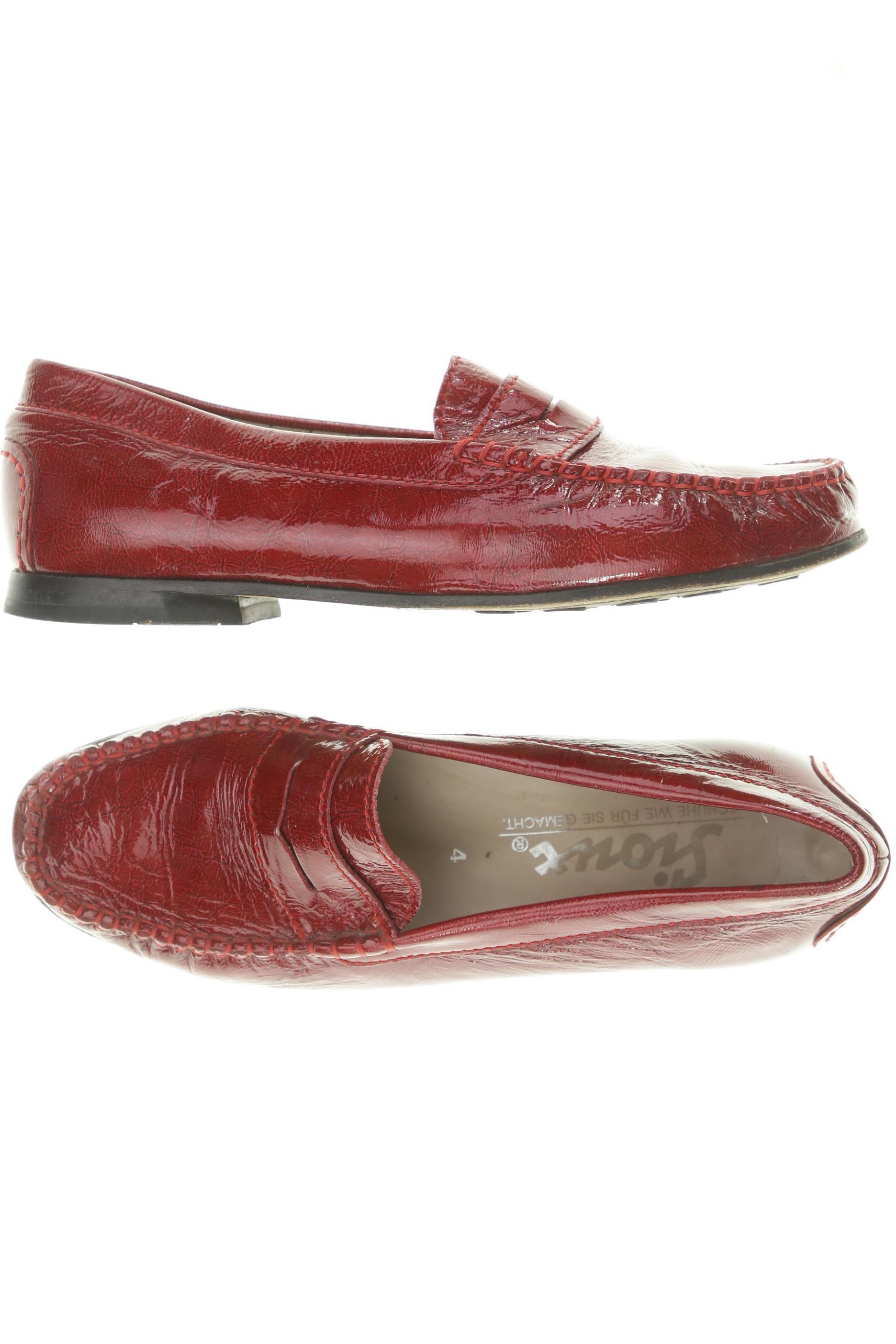 

Sioux Damen Halbschuh, rot, Gr. 4