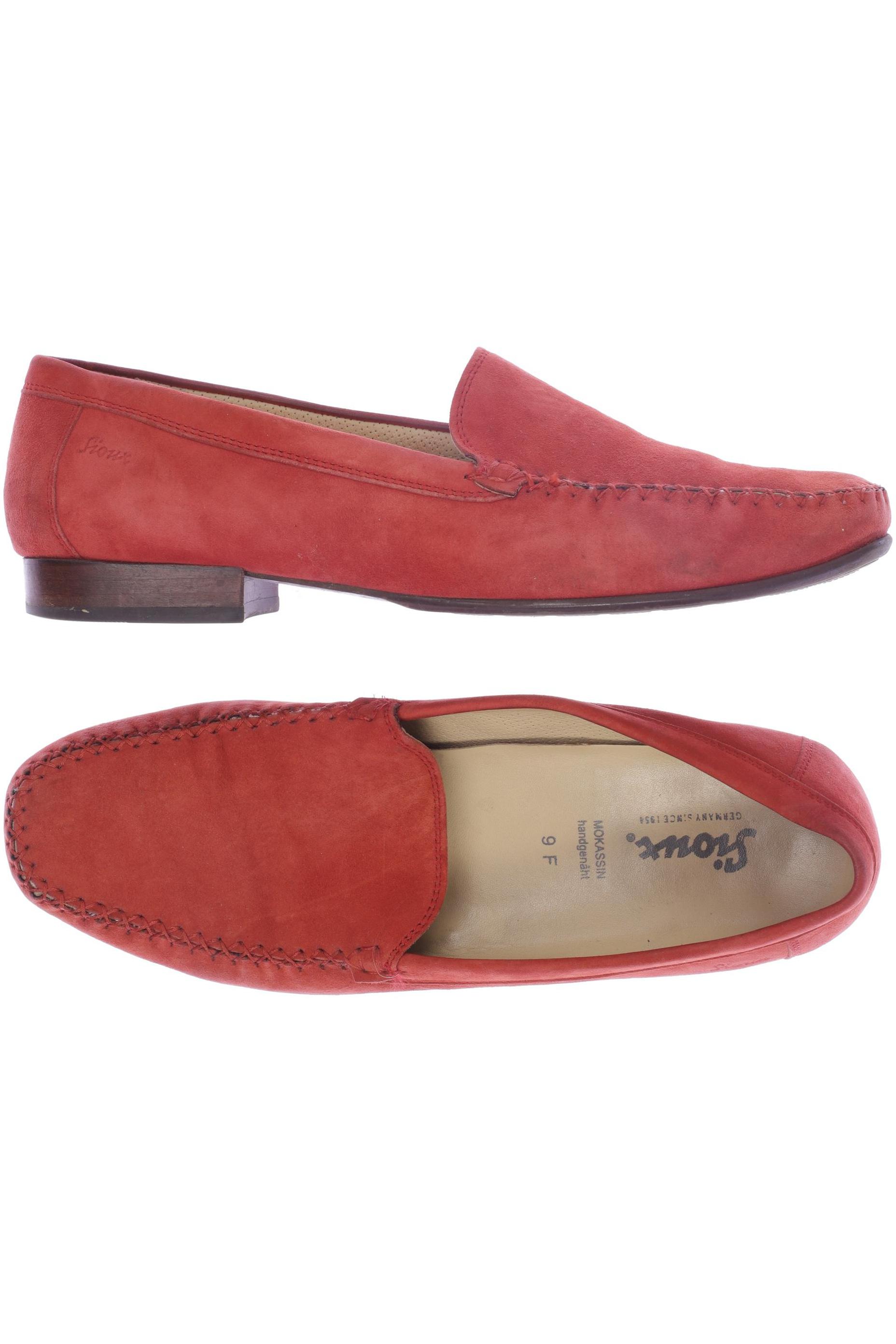 

Sioux Damen Halbschuh, rot, Gr. 9