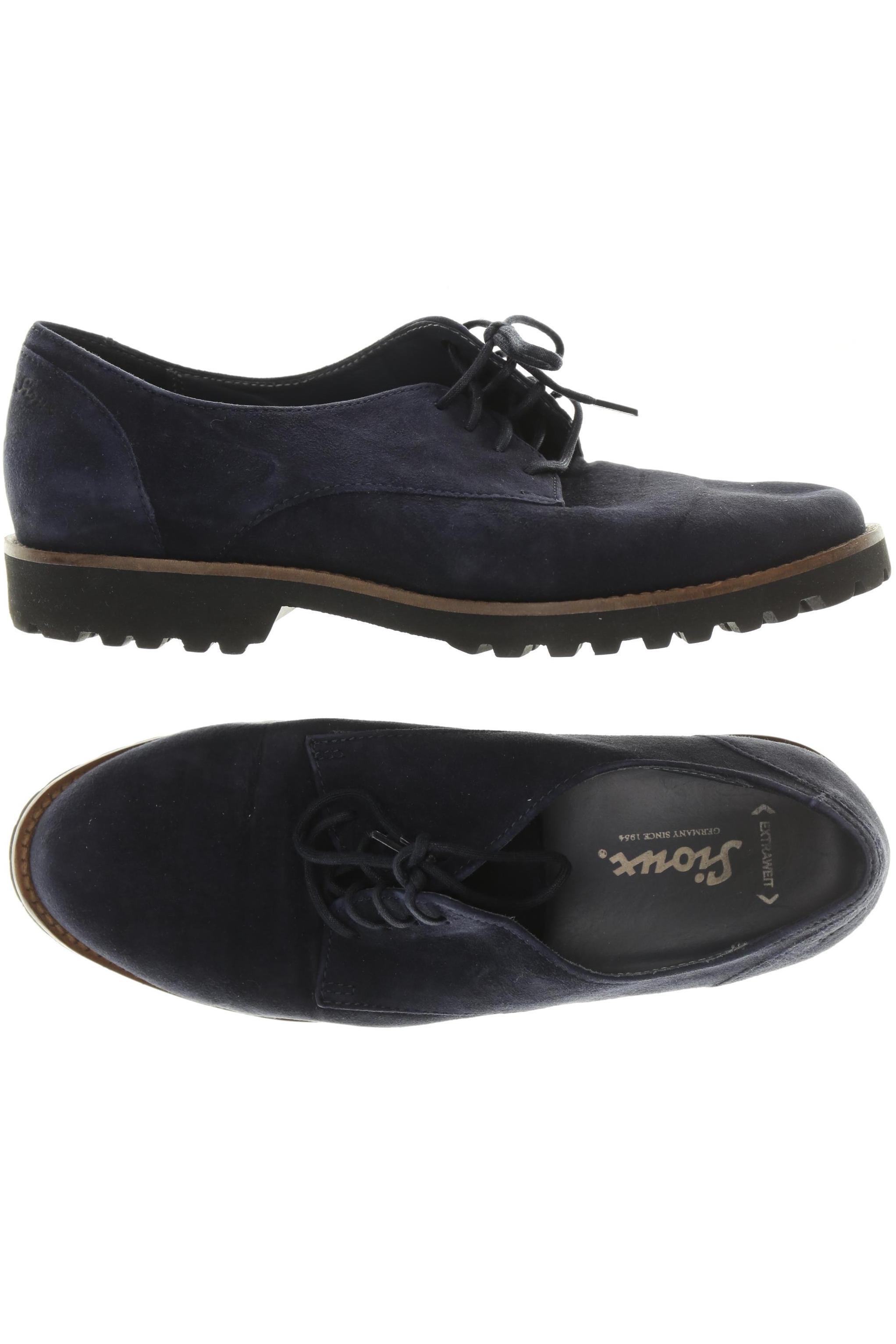 

Sioux Damen Halbschuh, blau, Gr. 5.5