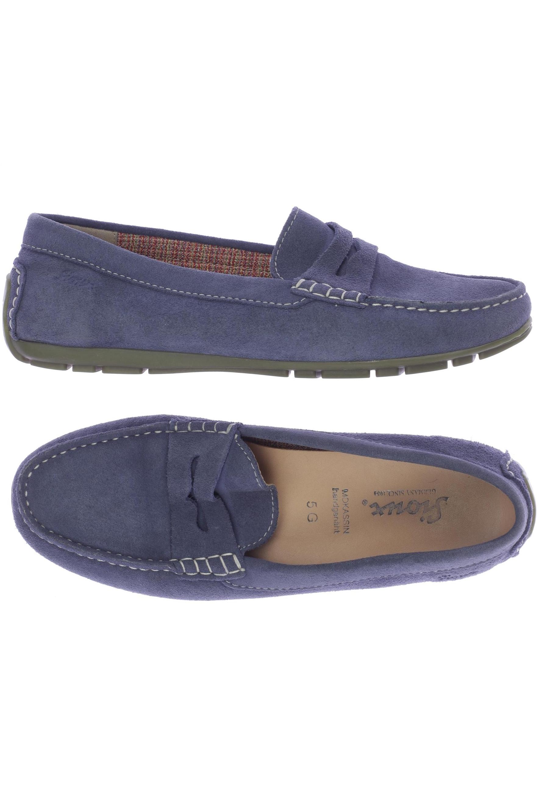 

Sioux Damen Halbschuh, blau, Gr. 5