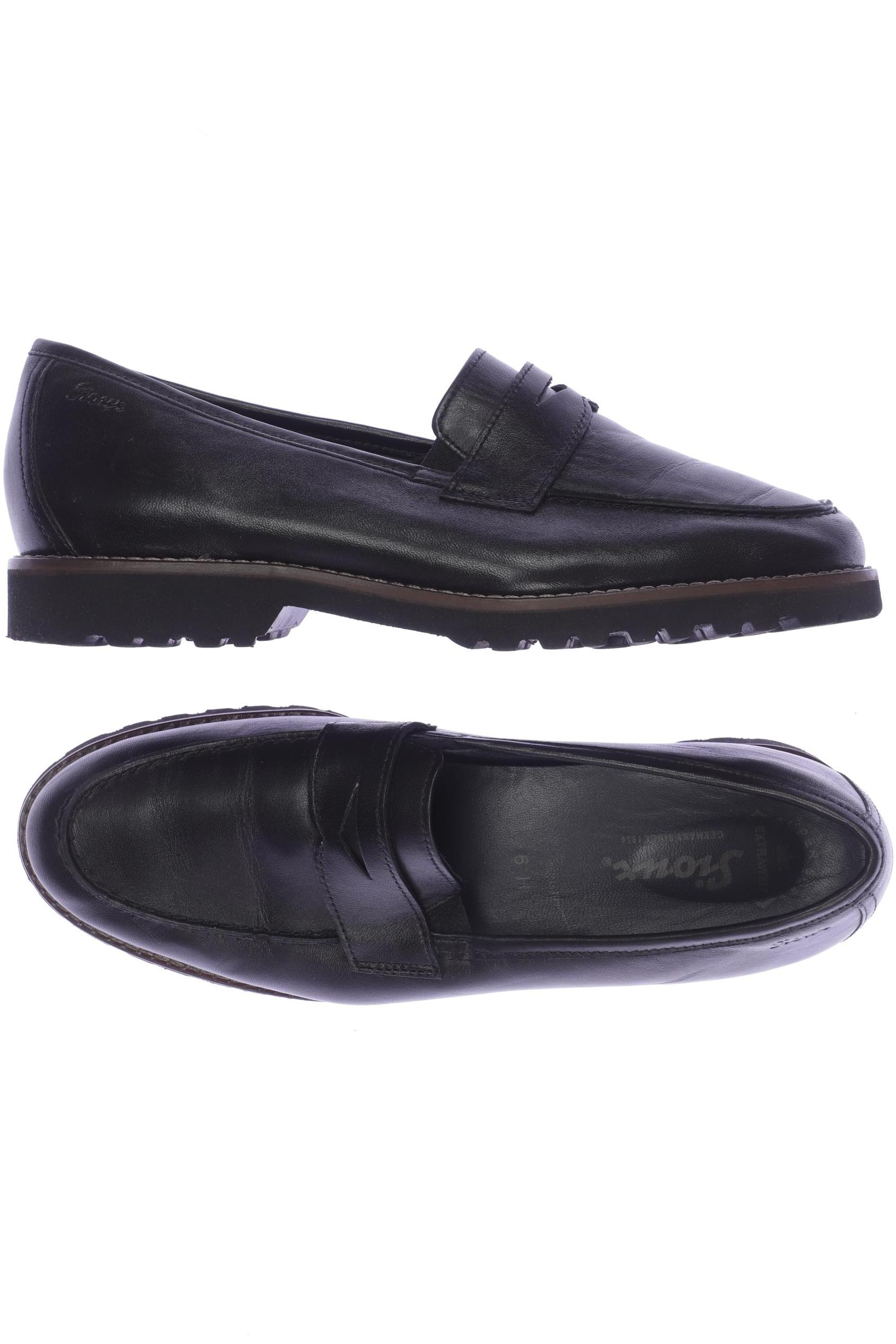 

Sioux Damen Halbschuh, schwarz, Gr. 6