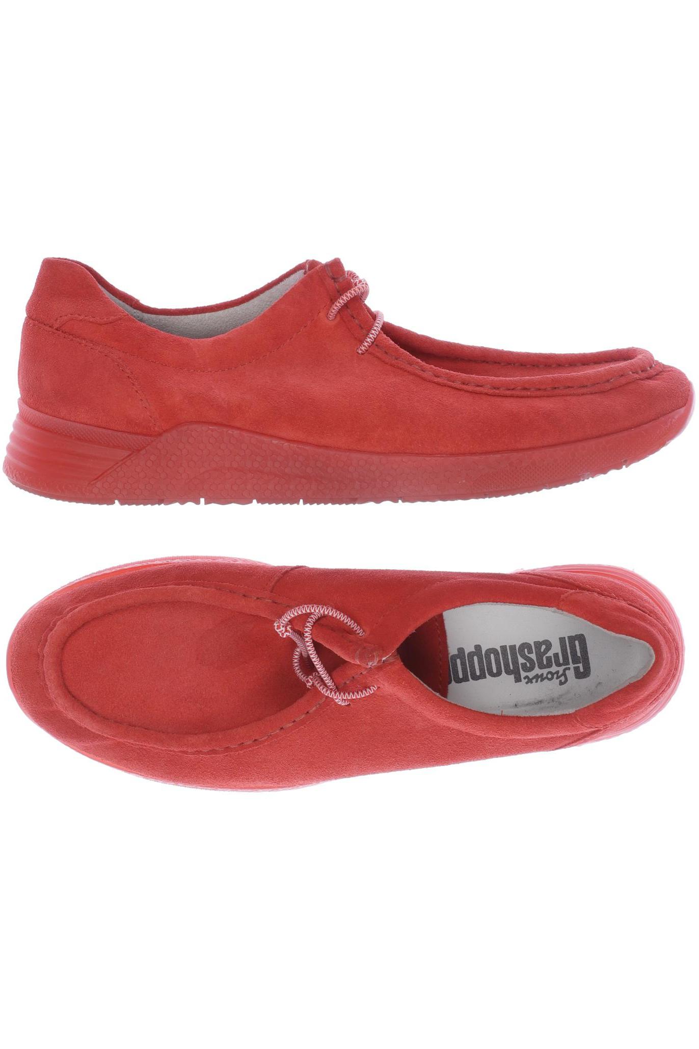 

Sioux Damen Halbschuh, rot, Gr. 6.5