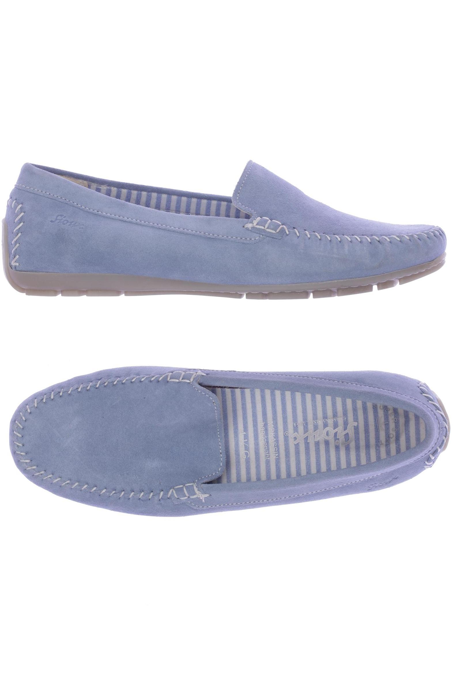 

Sioux Damen Halbschuh, blau, Gr. 4.5