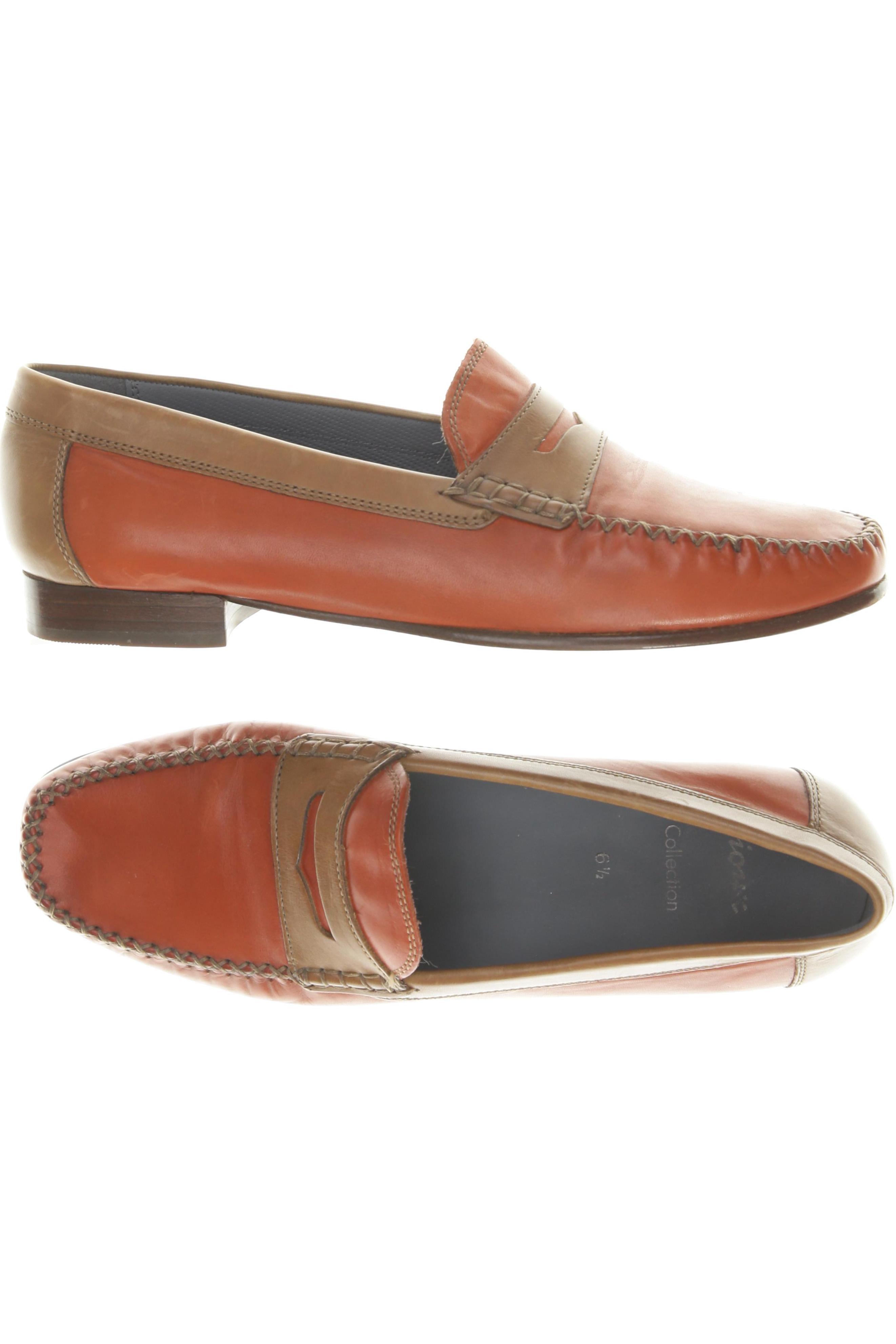 

Sioux Damen Halbschuh, orange, Gr. 6.5