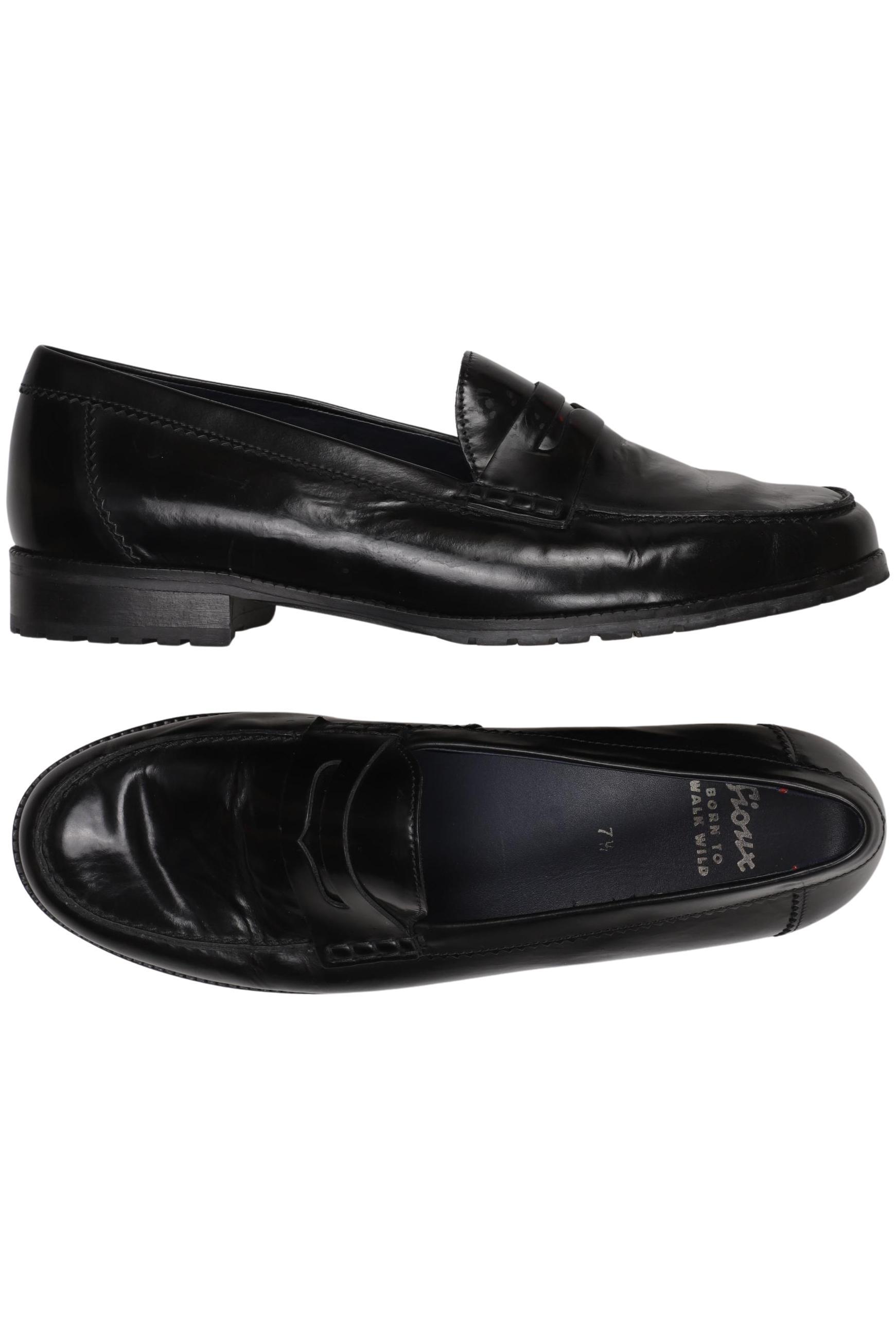 

Sioux Damen Halbschuh, schwarz, Gr. 7.5