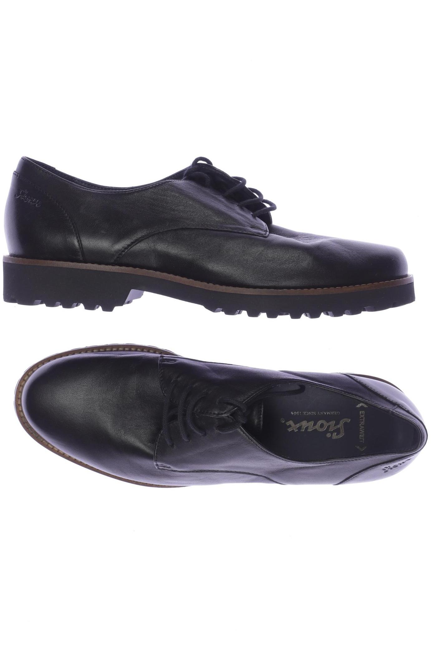 

Sioux Damen Halbschuh, schwarz, Gr. 4.5