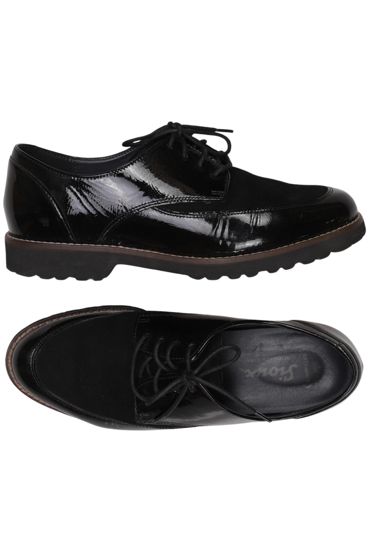 

Sioux Damen Halbschuh, schwarz, Gr. 5