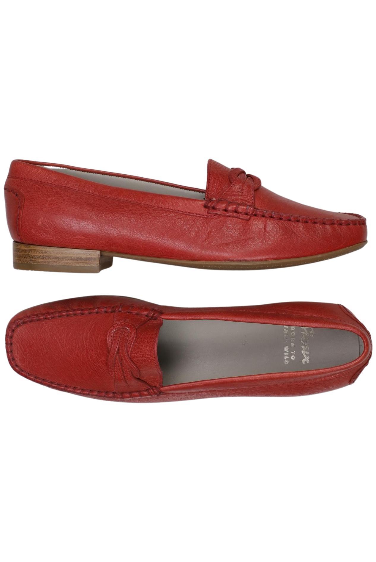 

Sioux Damen Halbschuh, rot, Gr. 5