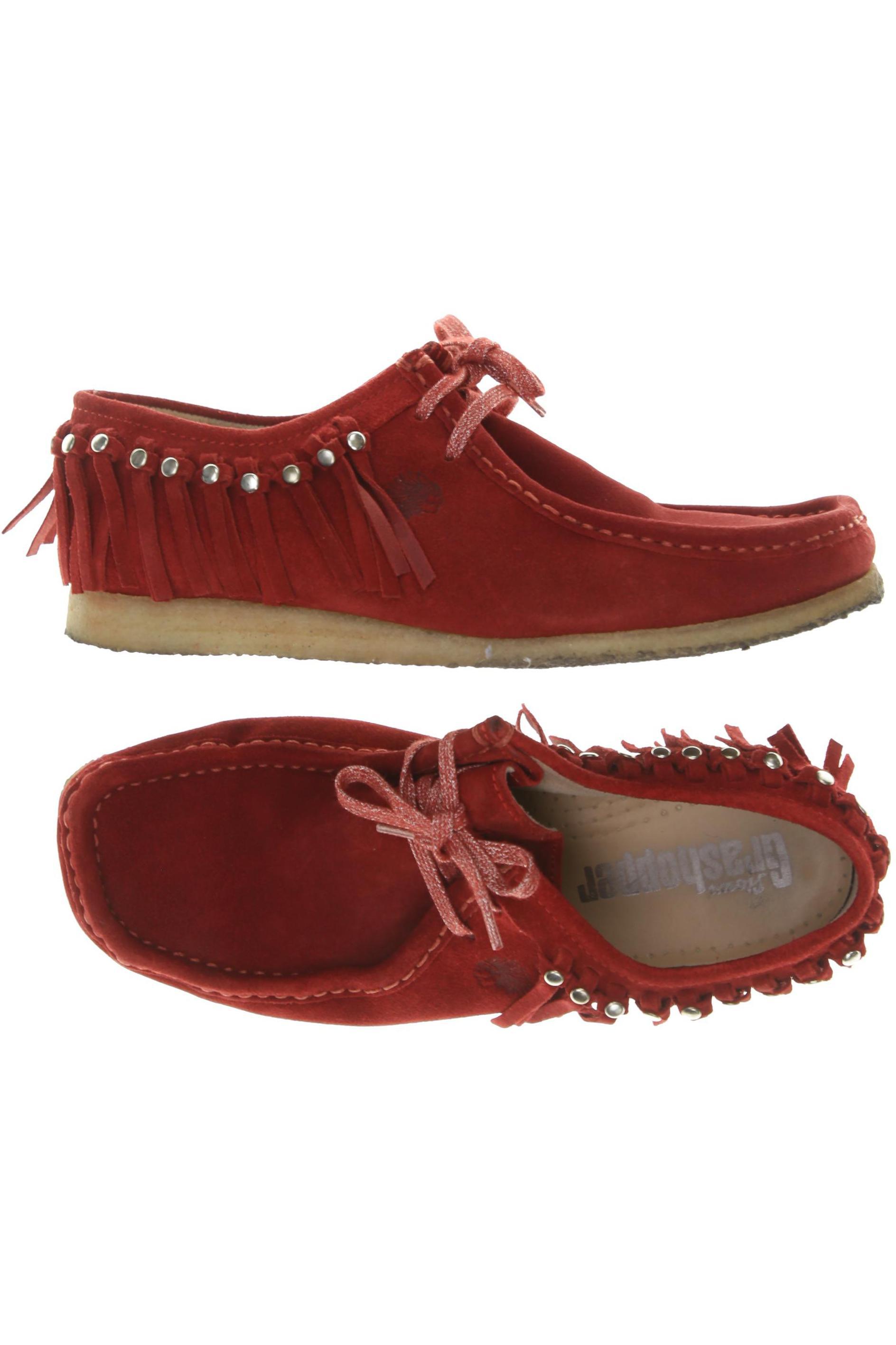 

Sioux Damen Halbschuh, rot, Gr. 6.5