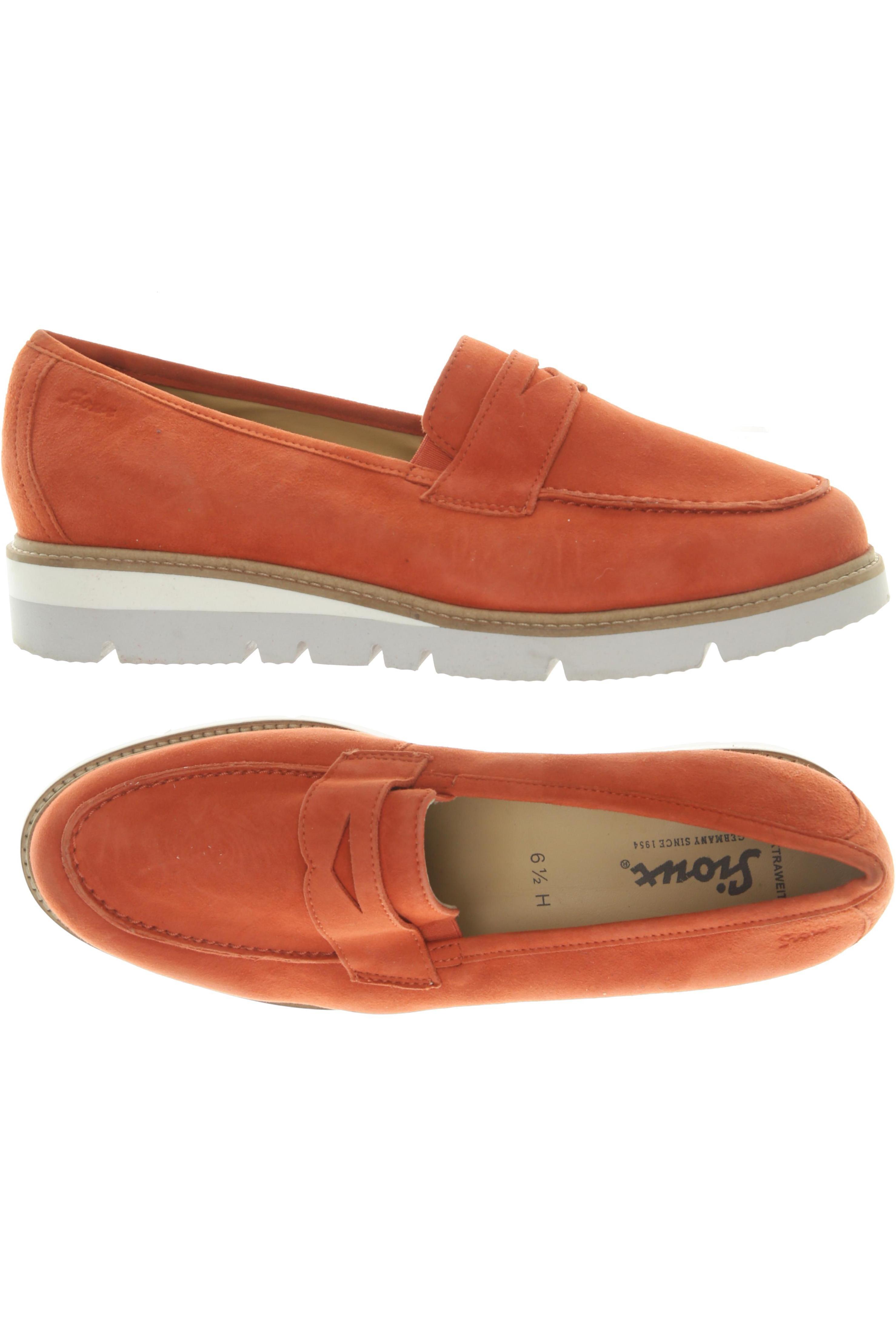 

Sioux Damen Halbschuh, orange, Gr. 6.5