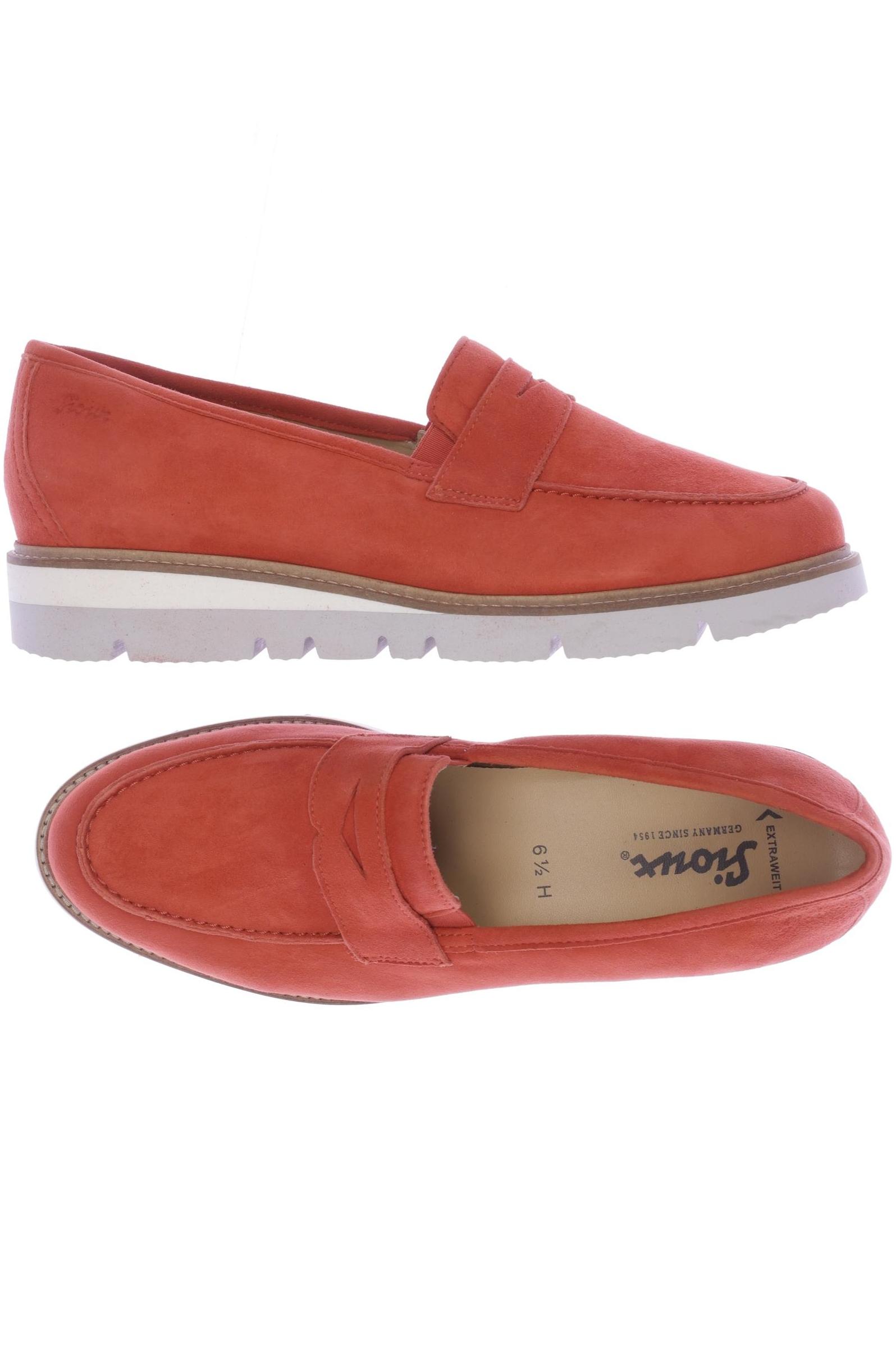 

Sioux Damen Halbschuh, orange, Gr. 6.5
