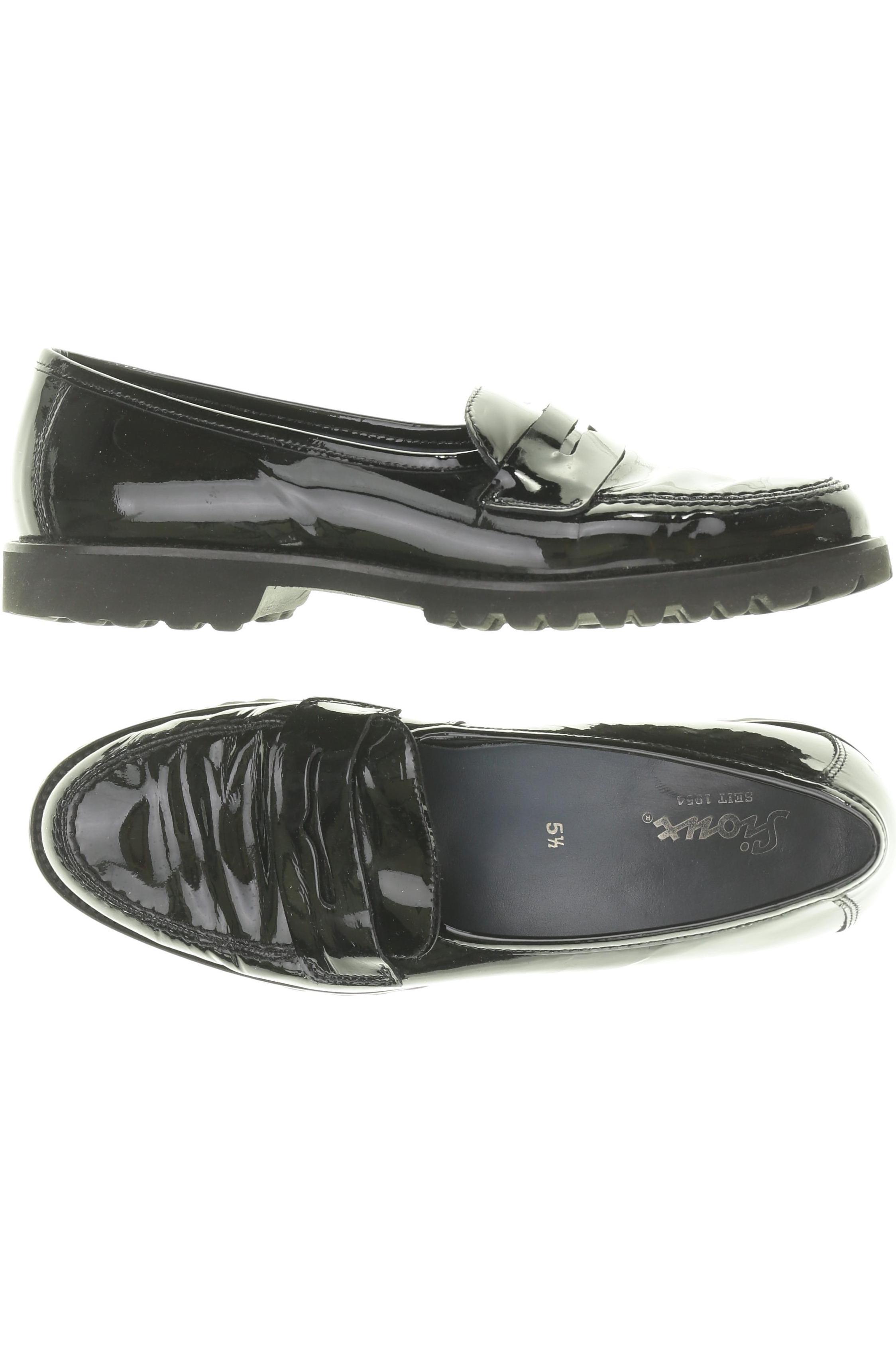 

Sioux Damen Halbschuh, schwarz, Gr. 5.5
