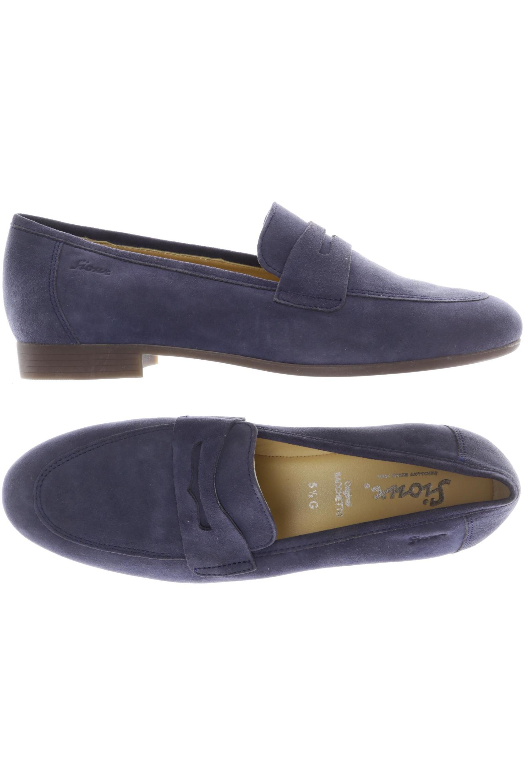 

Sioux Damen Halbschuh, blau, Gr. 5.5