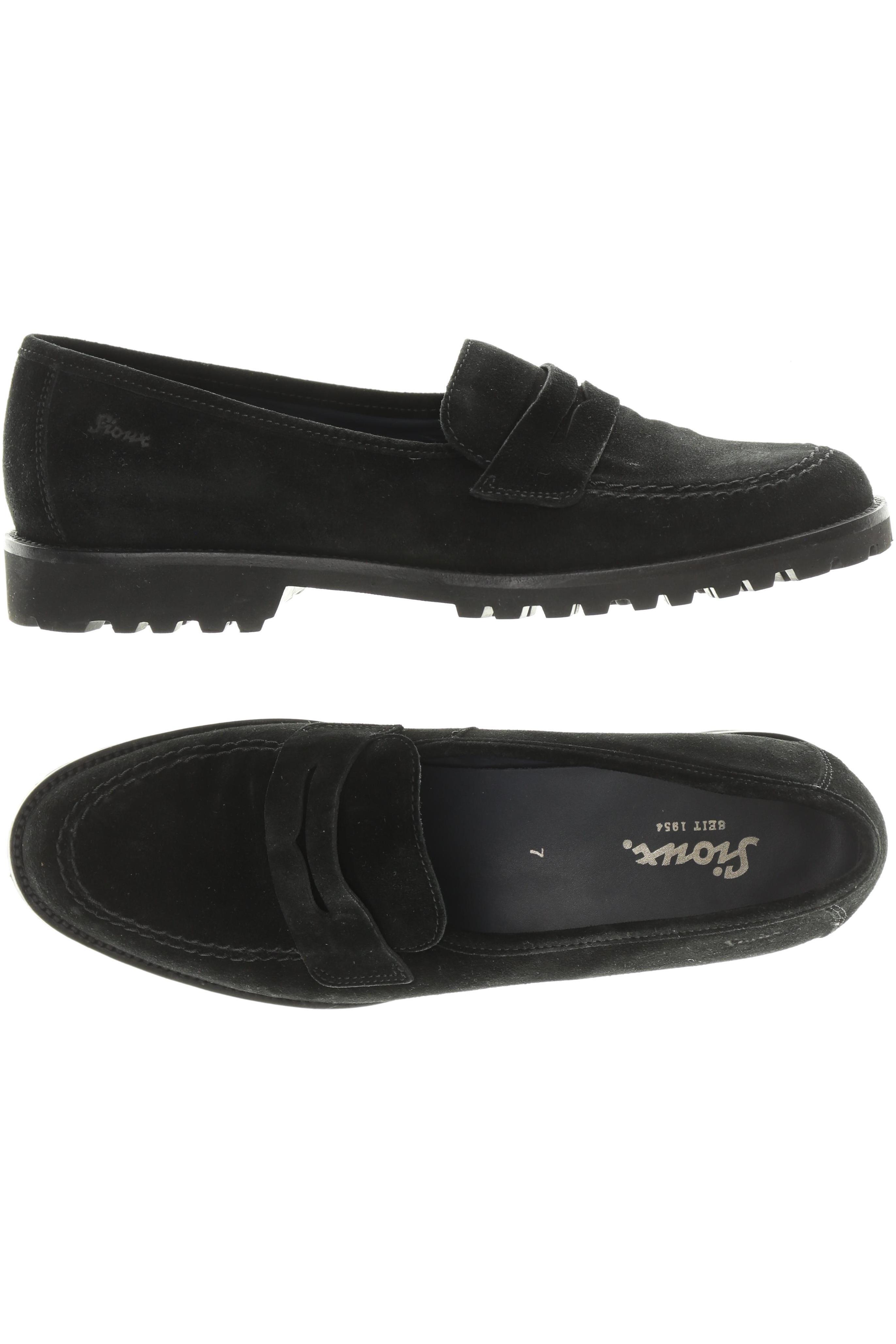 

Sioux Damen Halbschuh, schwarz, Gr. 7