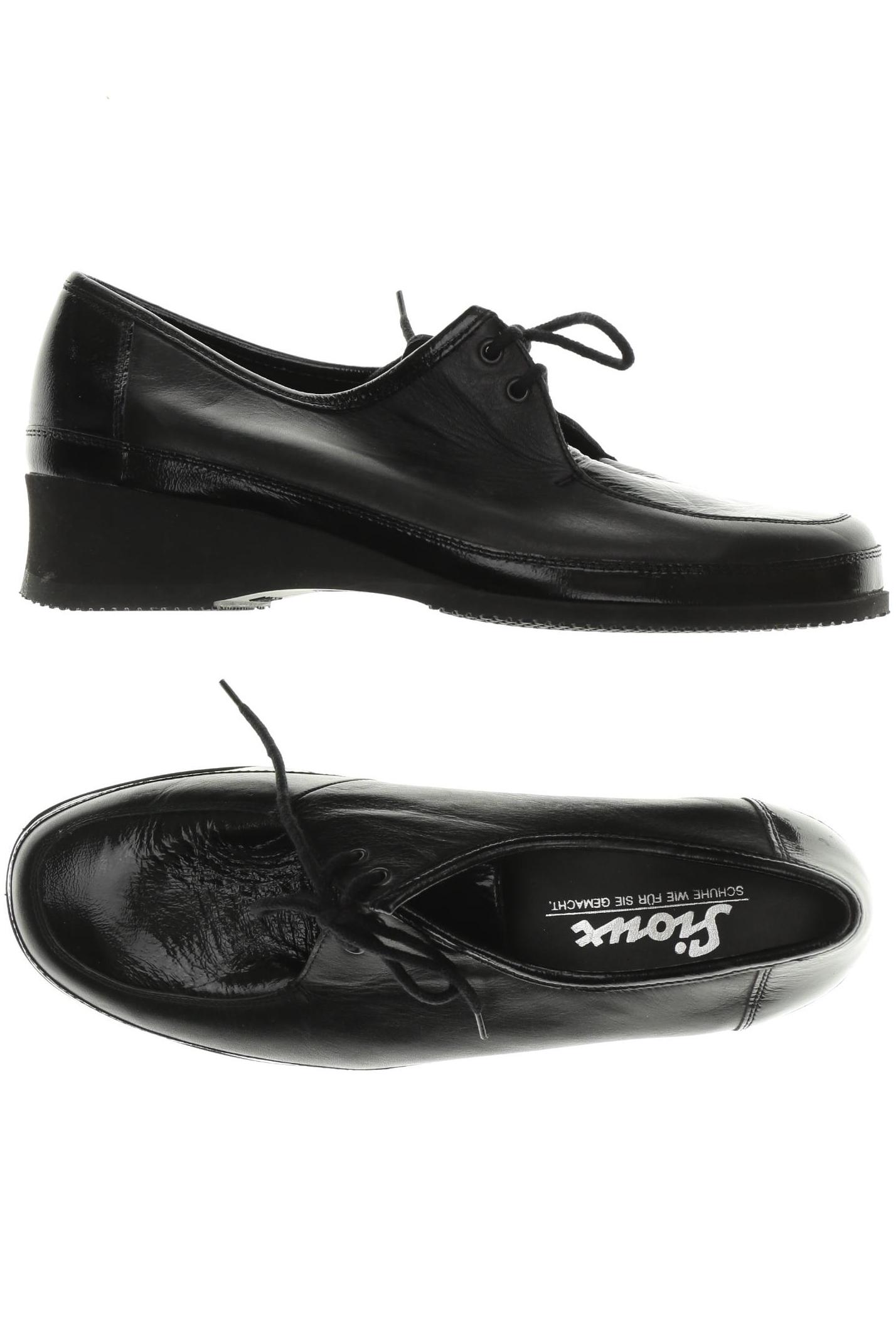 

Sioux Damen Halbschuh, schwarz, Gr. 5.5