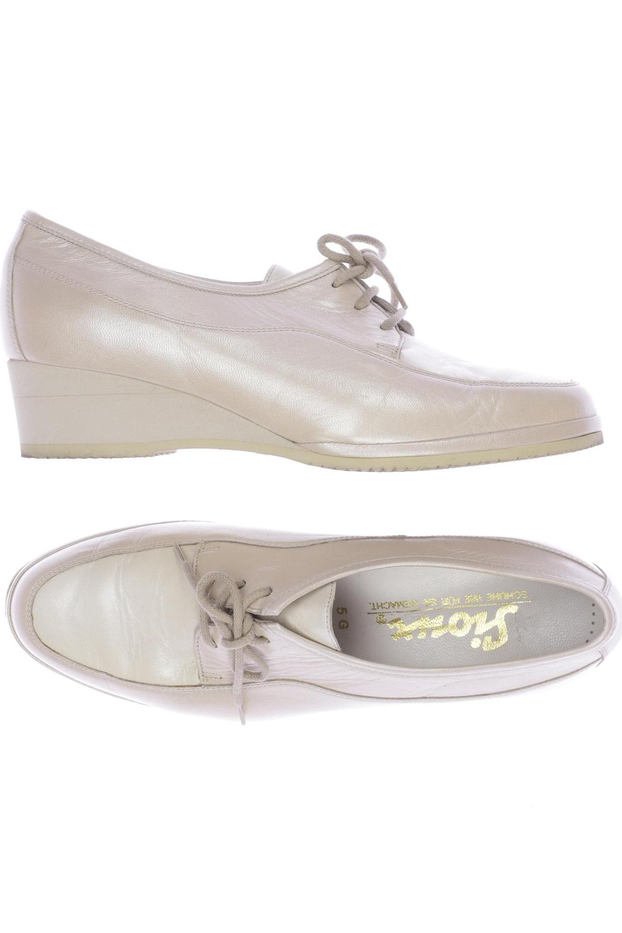 

Sioux Damen Halbschuh, cremeweiß, Gr. 5