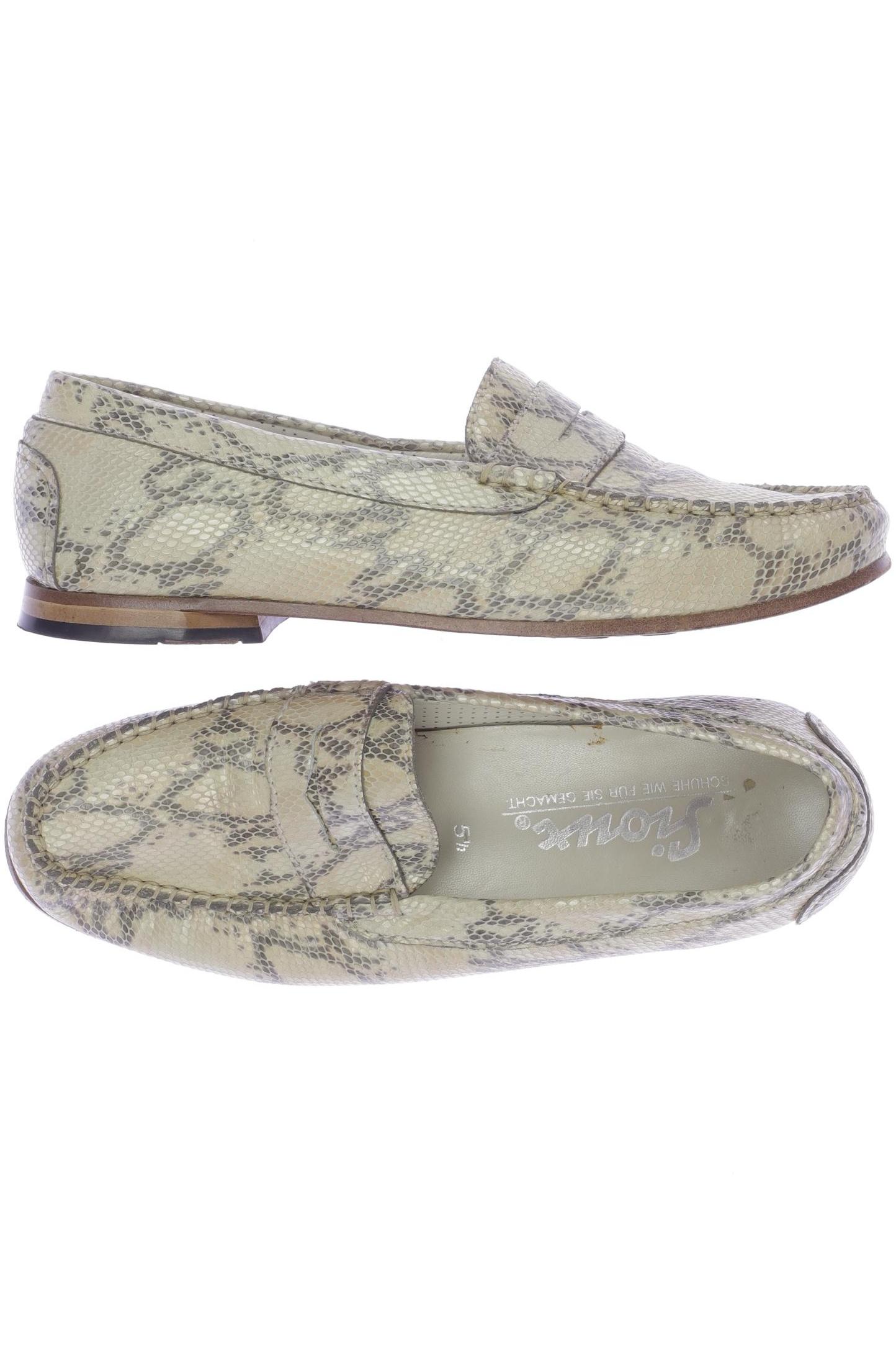 

Sioux Damen Halbschuh, beige, Gr. 5.5