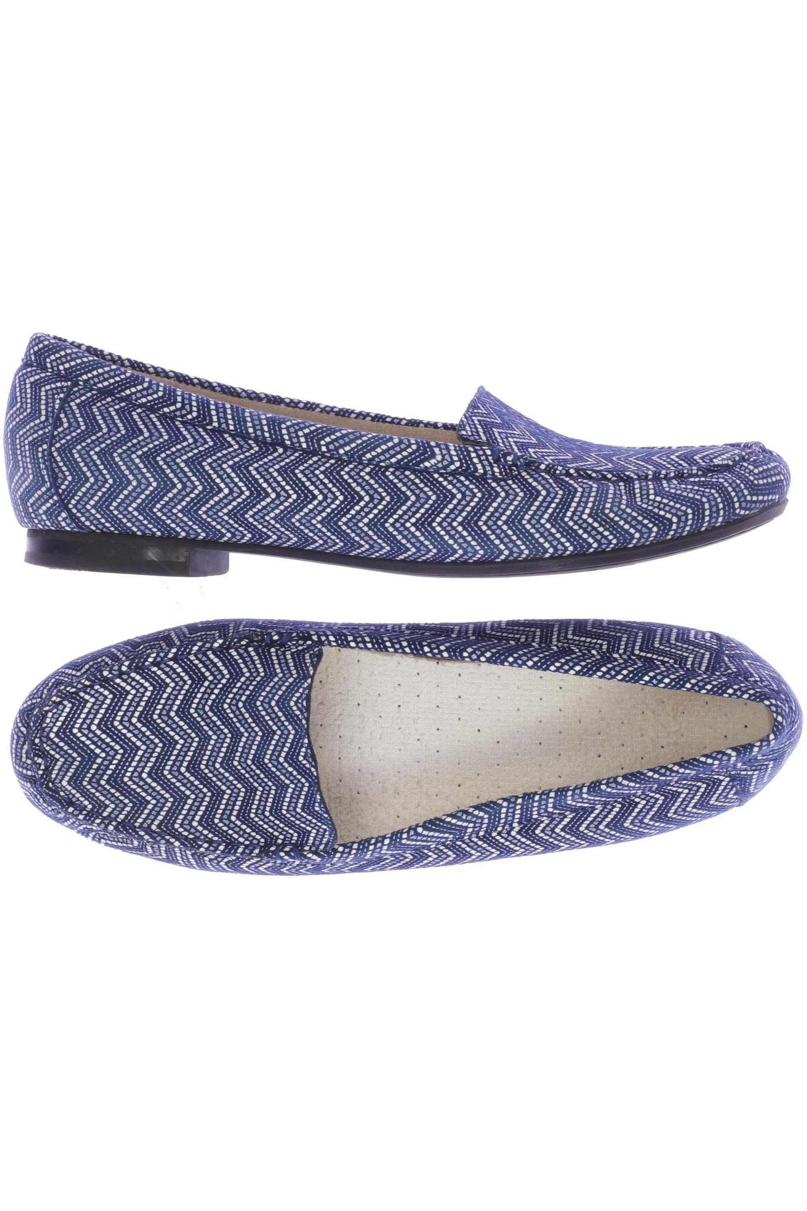 

Sioux Damen Halbschuh, blau, Gr. 5.5