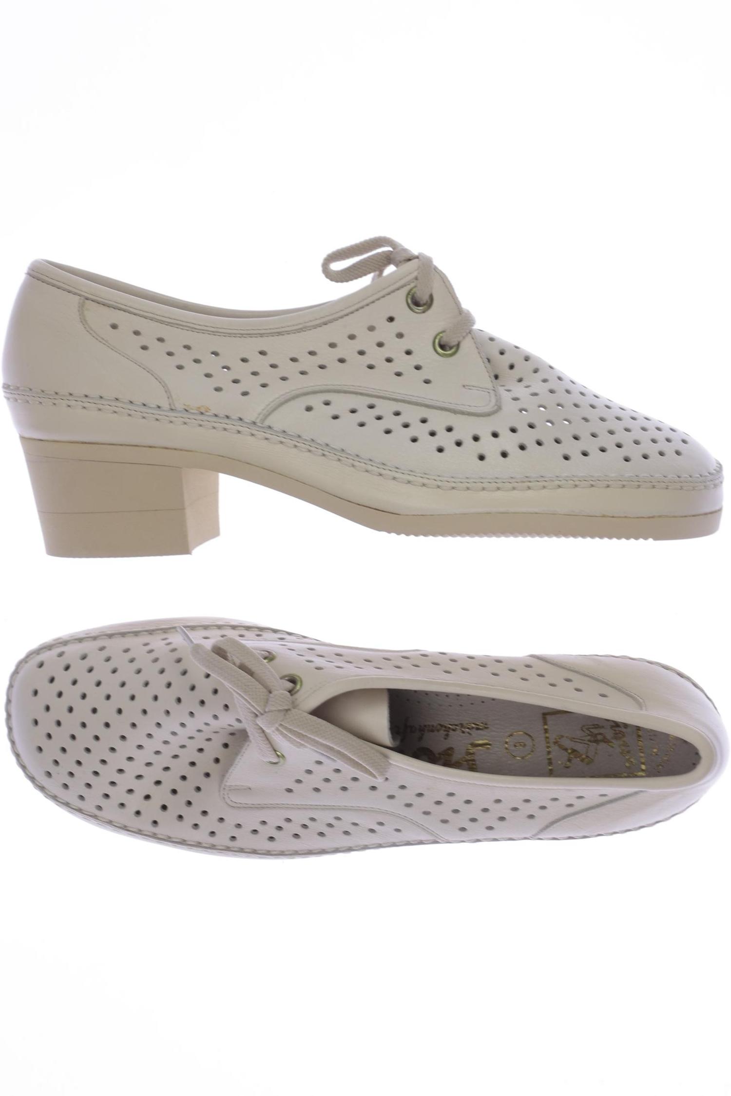 

Sioux Damen Halbschuh, cremeweiß, Gr. 6