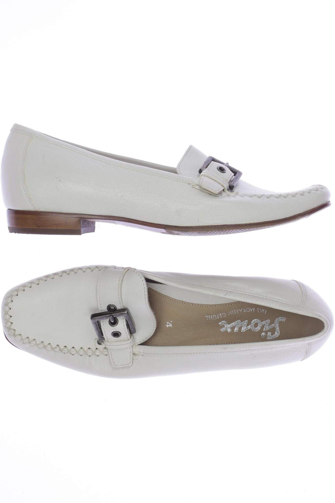 

Sioux Damen Halbschuh, weiß, Gr. 4