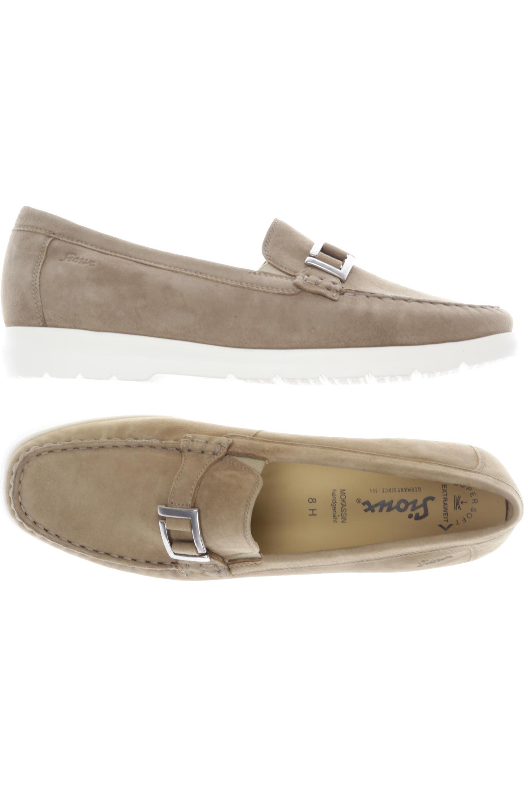 

Sioux Damen Halbschuh, beige, Gr. 8