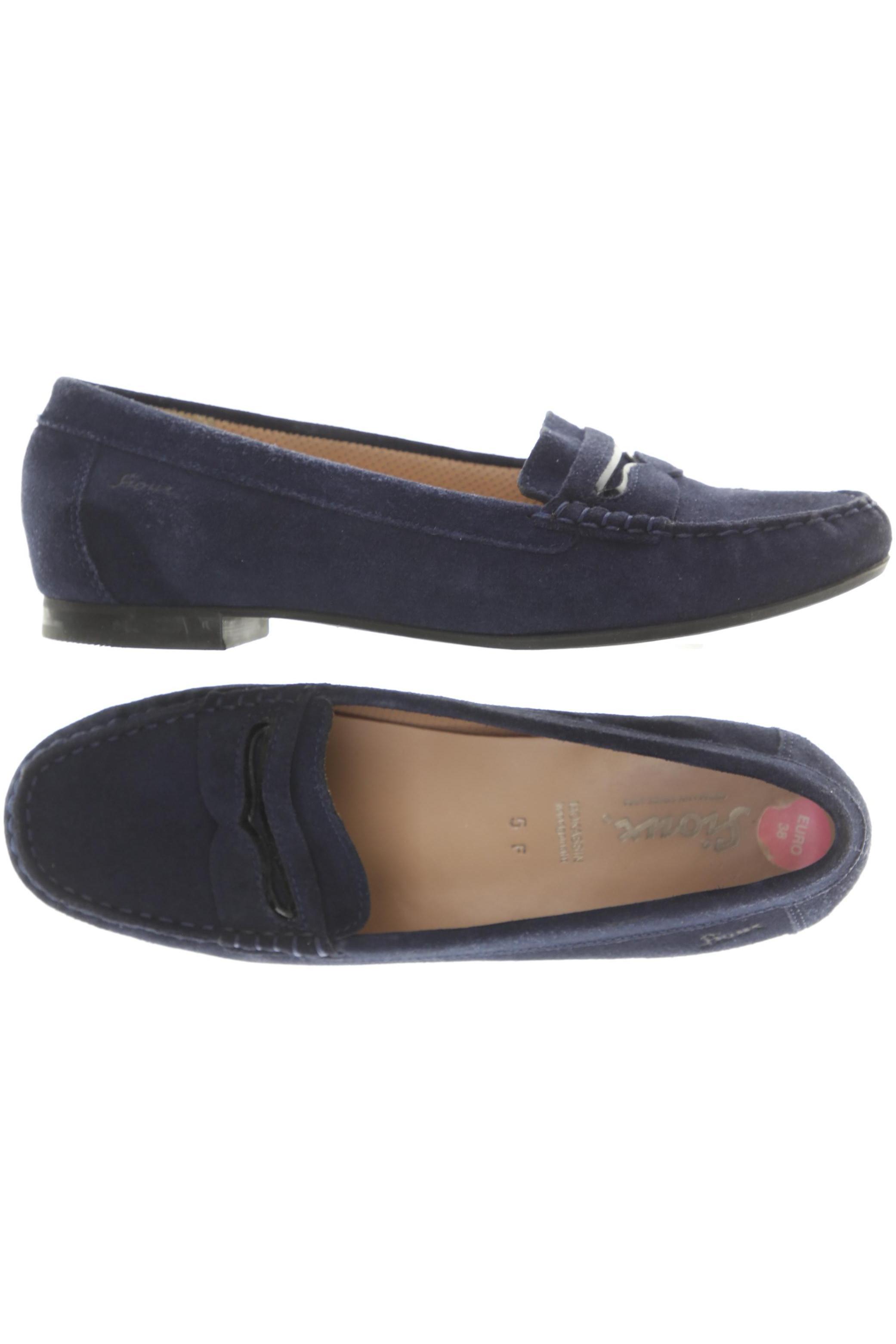 

Sioux Damen Halbschuh, blau, Gr. 5