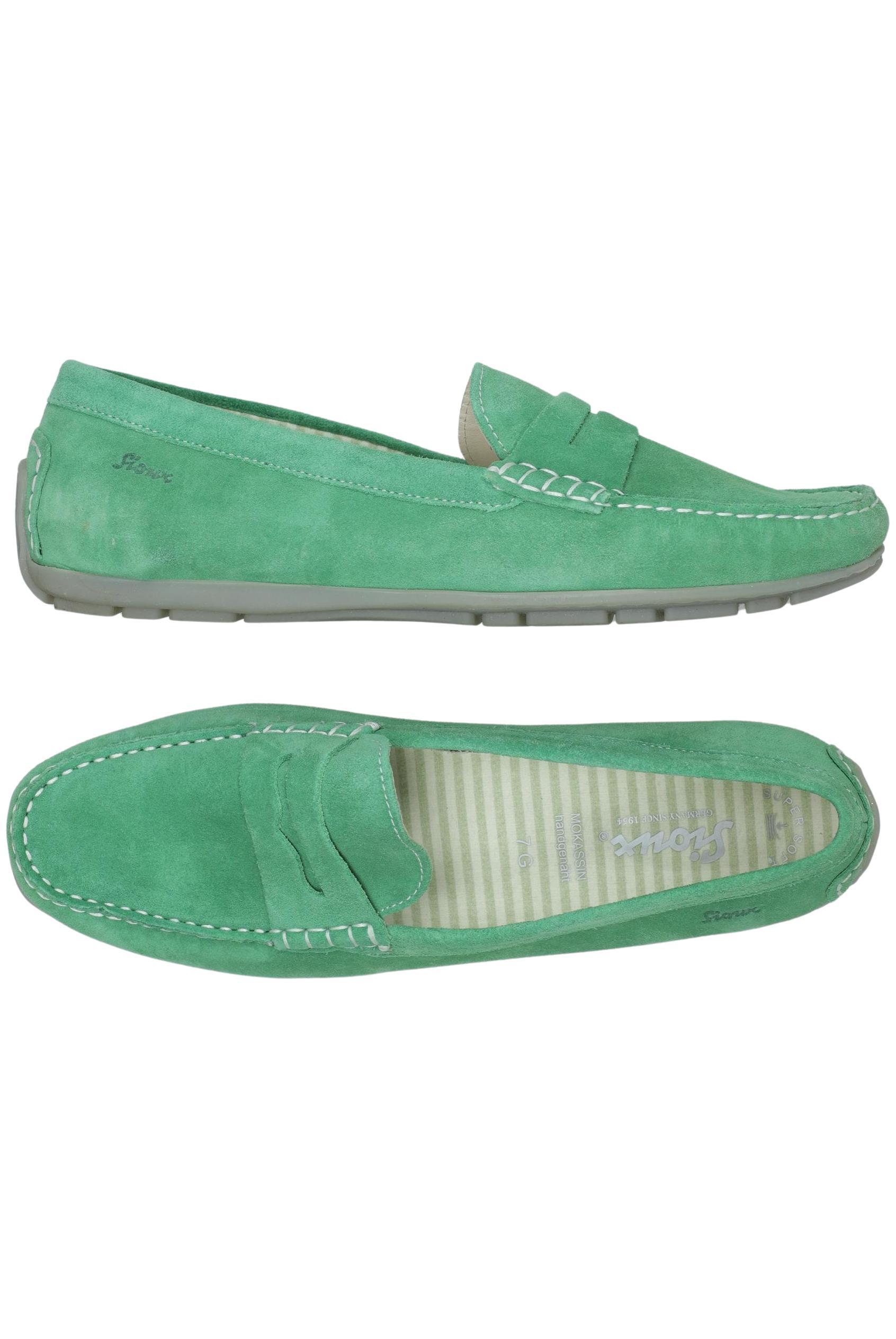 

Sioux Damen Halbschuh, grün, Gr. 7