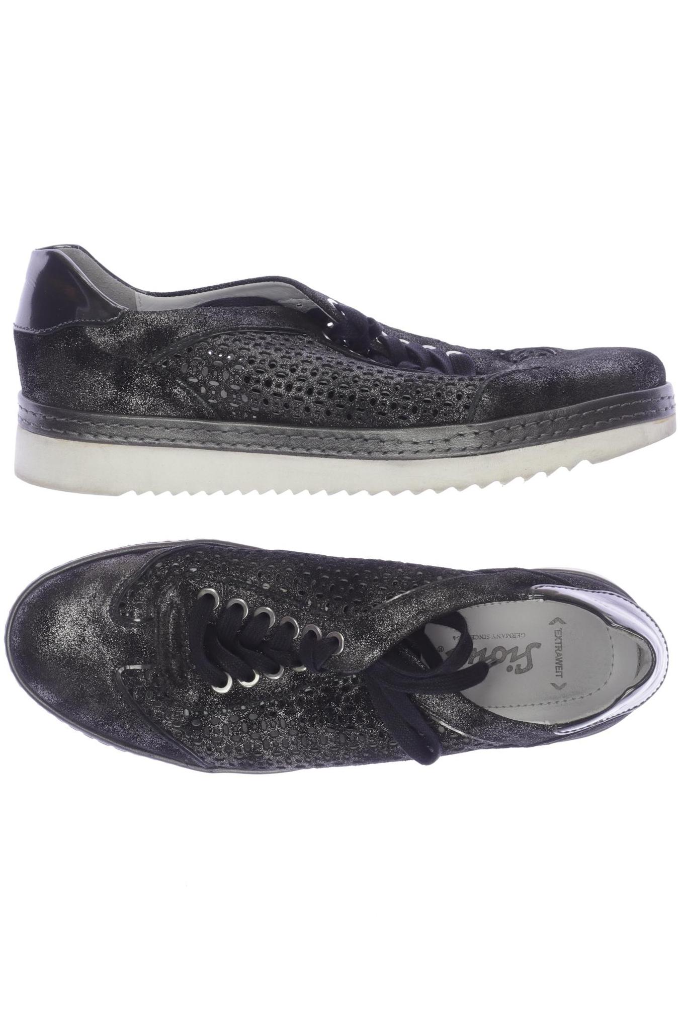 

Sioux Damen Halbschuh, schwarz