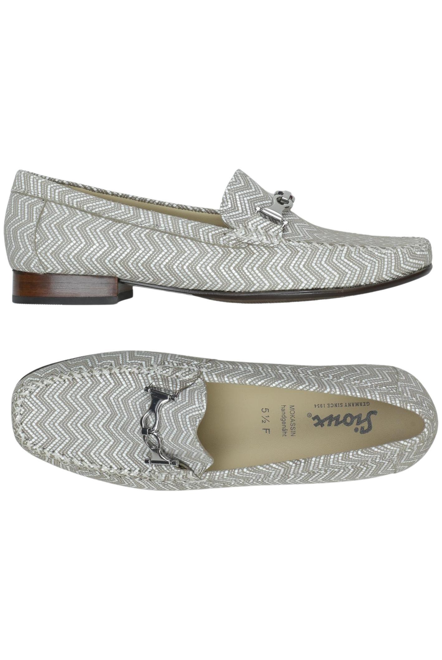 

Sioux Damen Halbschuh, beige, Gr. 5.5