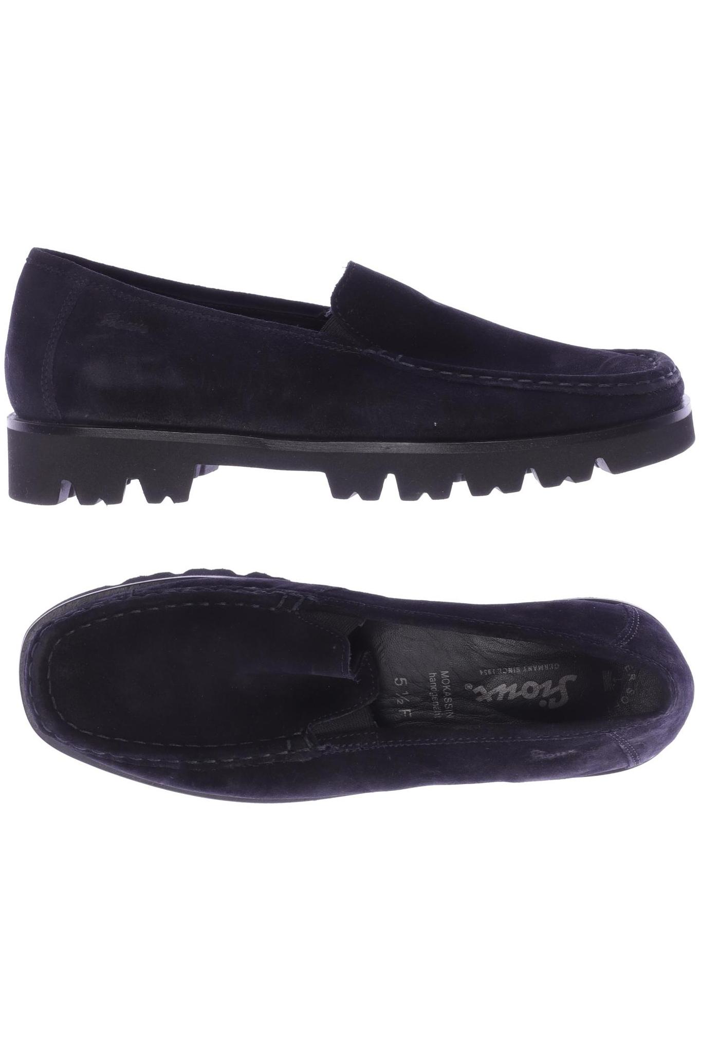 

Sioux Damen Halbschuh, schwarz, Gr. 5.5