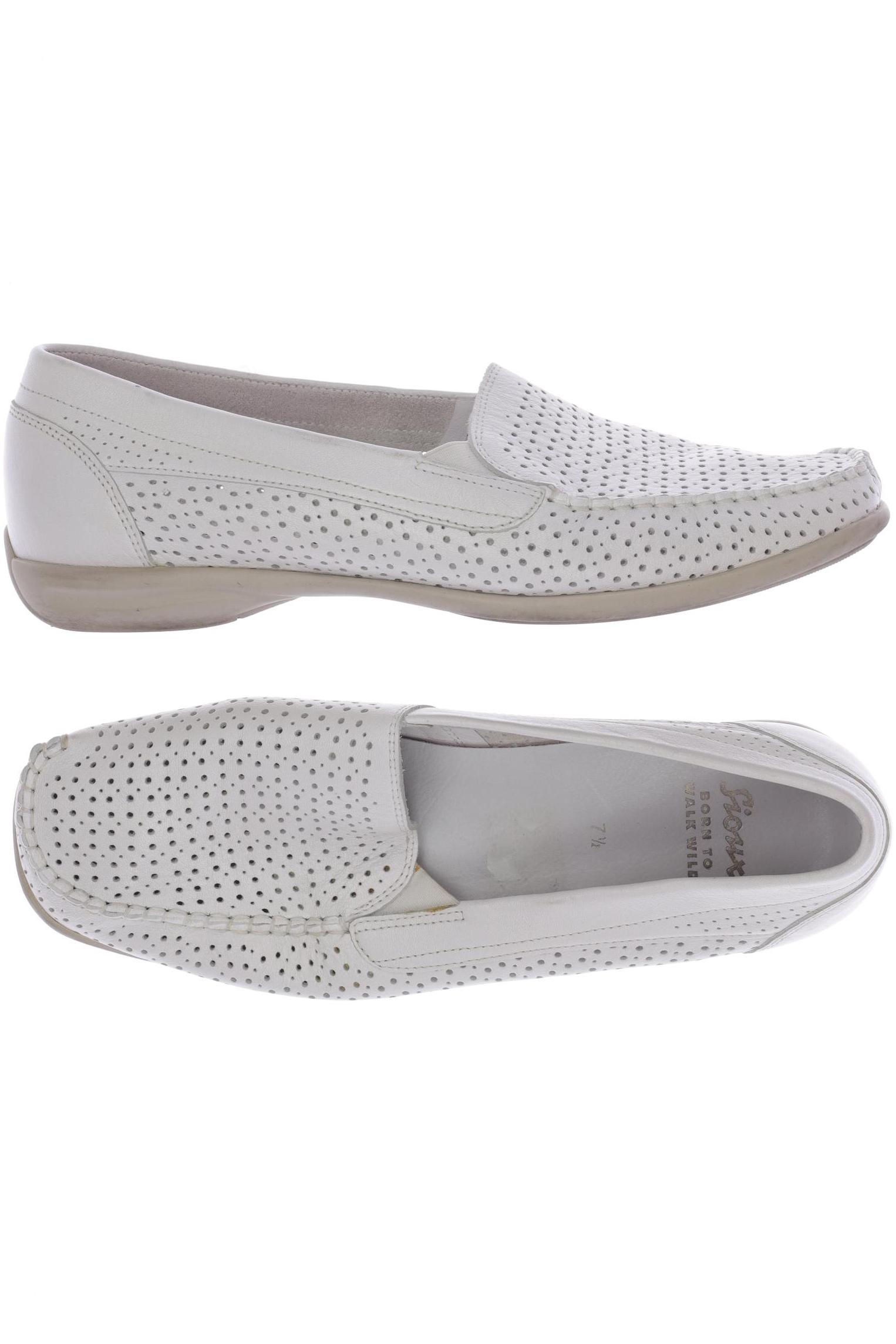 

Sioux Damen Halbschuh, weiß, Gr. 7.5