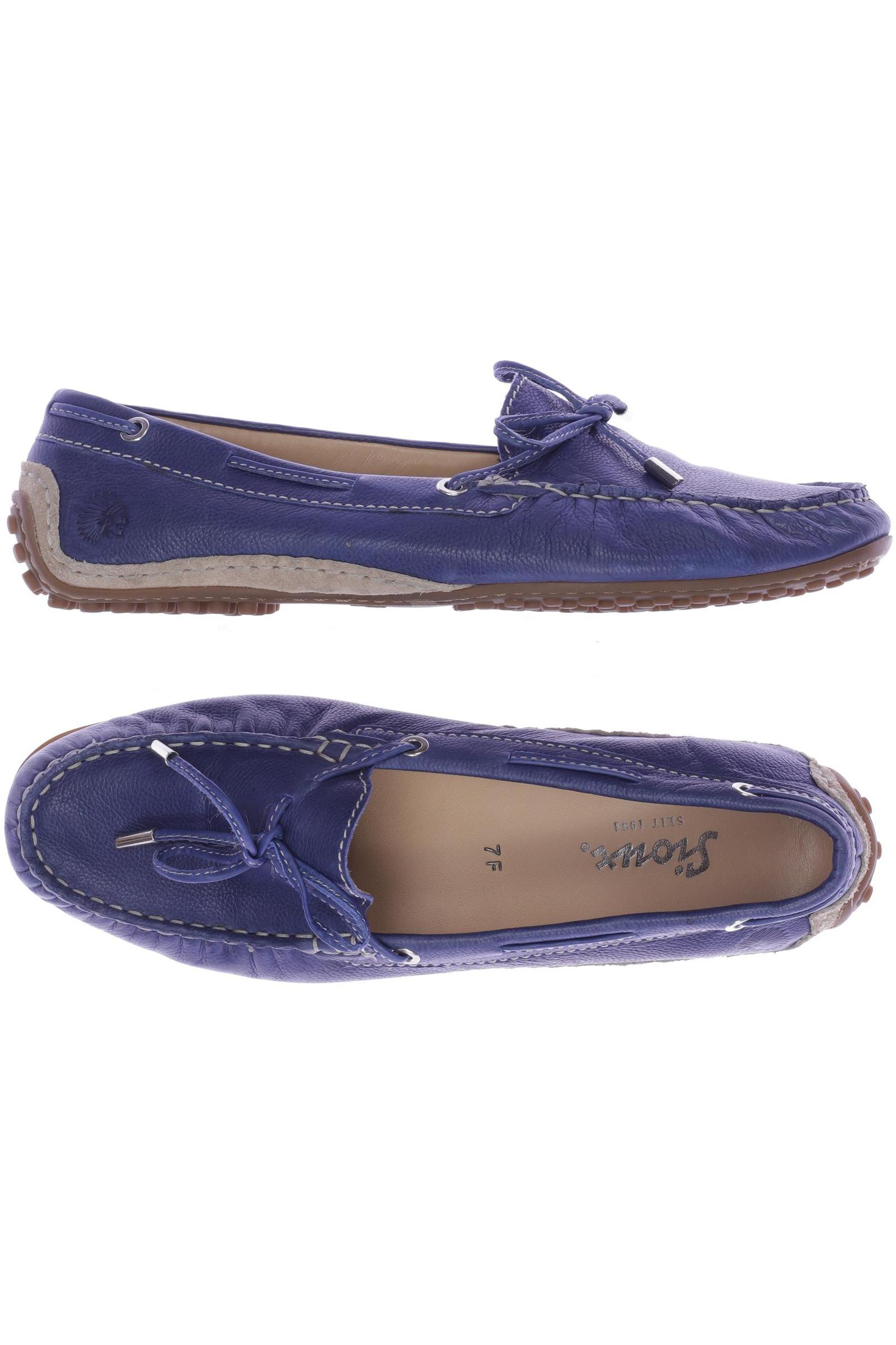 

Sioux Damen Halbschuh, blau, Gr. 7