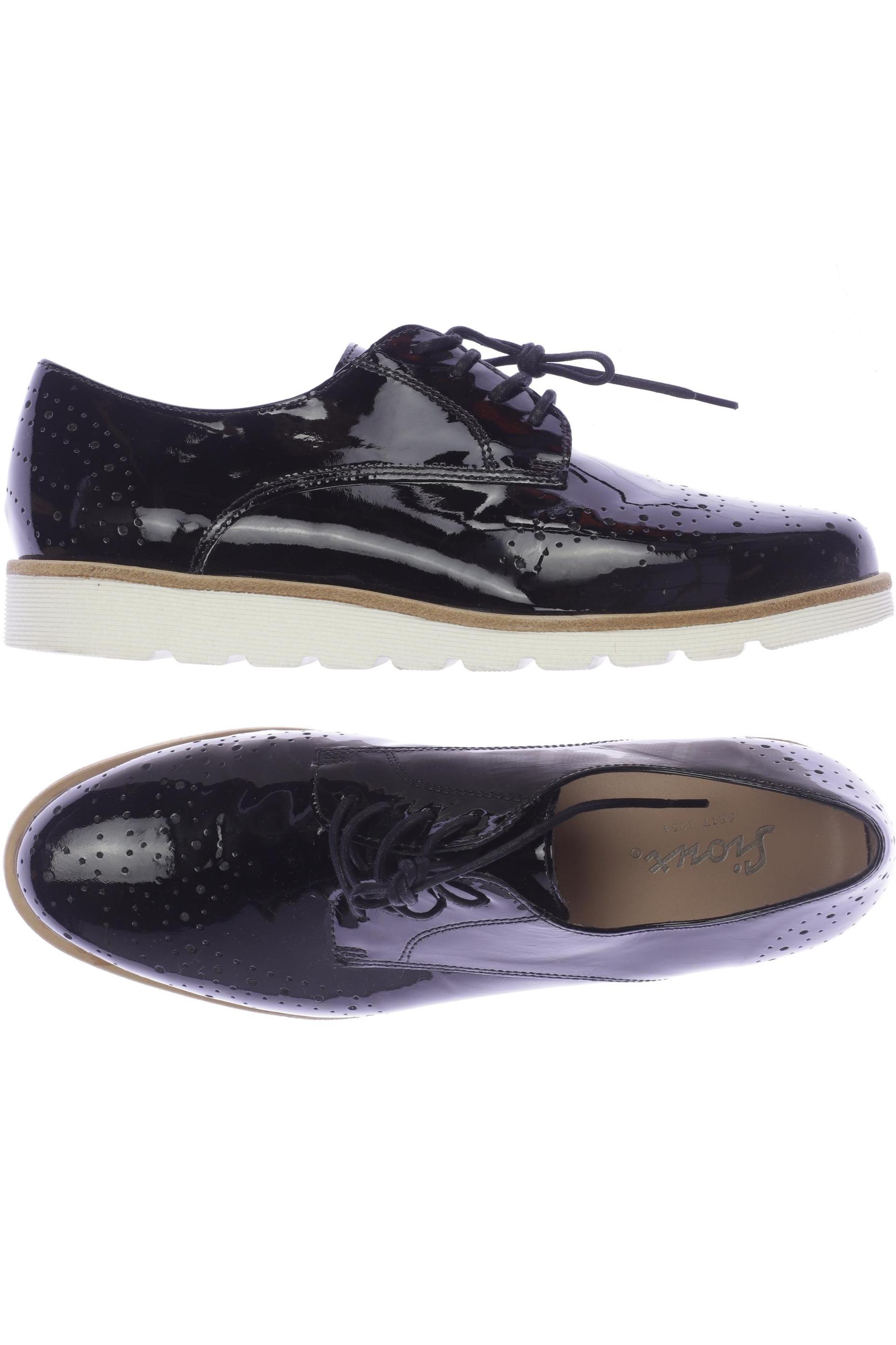 

Sioux Damen Halbschuh, schwarz, Gr. 6