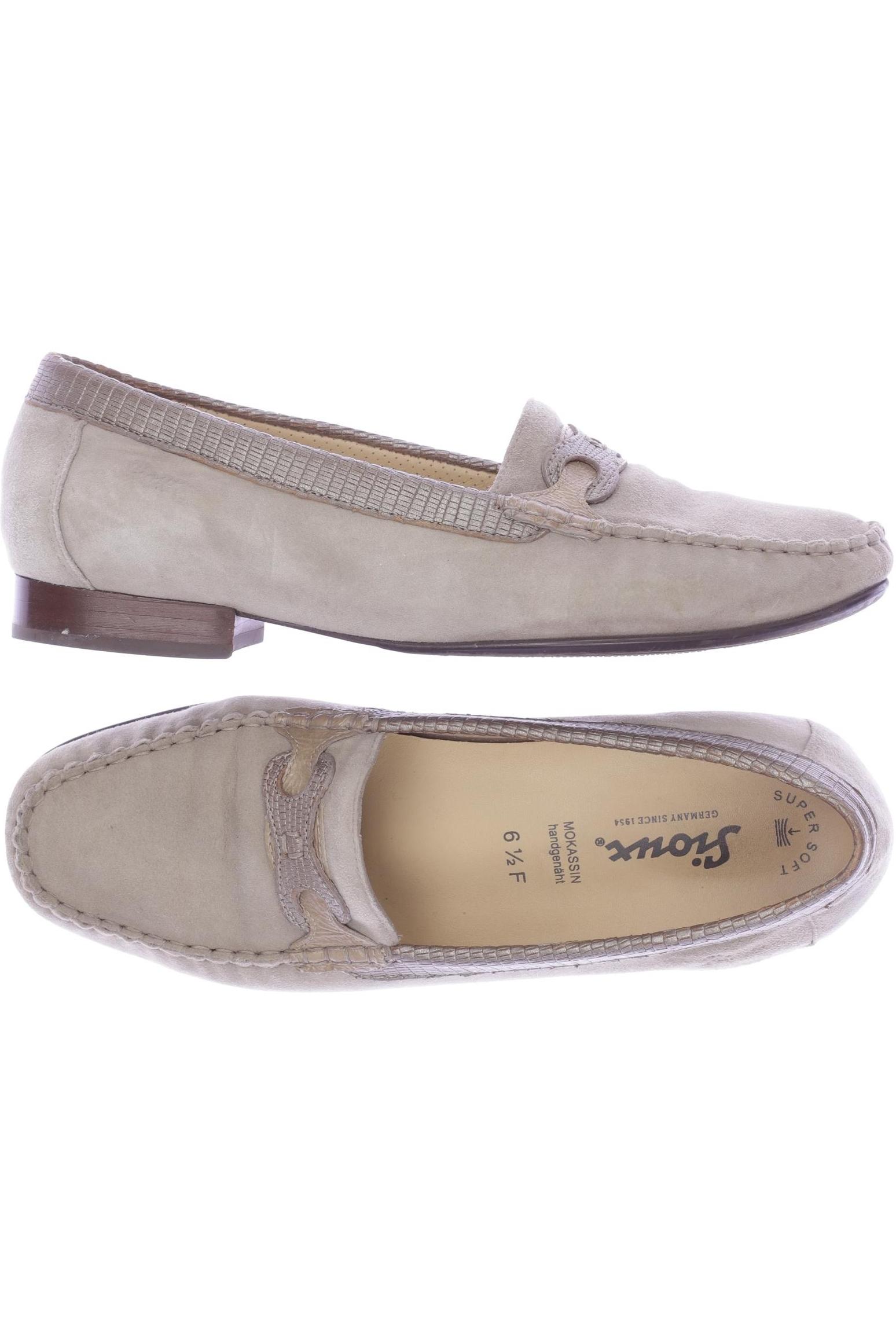

Sioux Damen Halbschuh, beige, Gr. 6.5