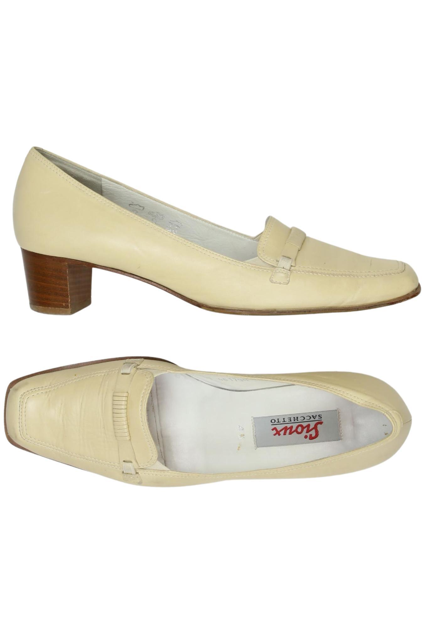 

Sioux Damen Halbschuh, cremeweiß, Gr. 4.5