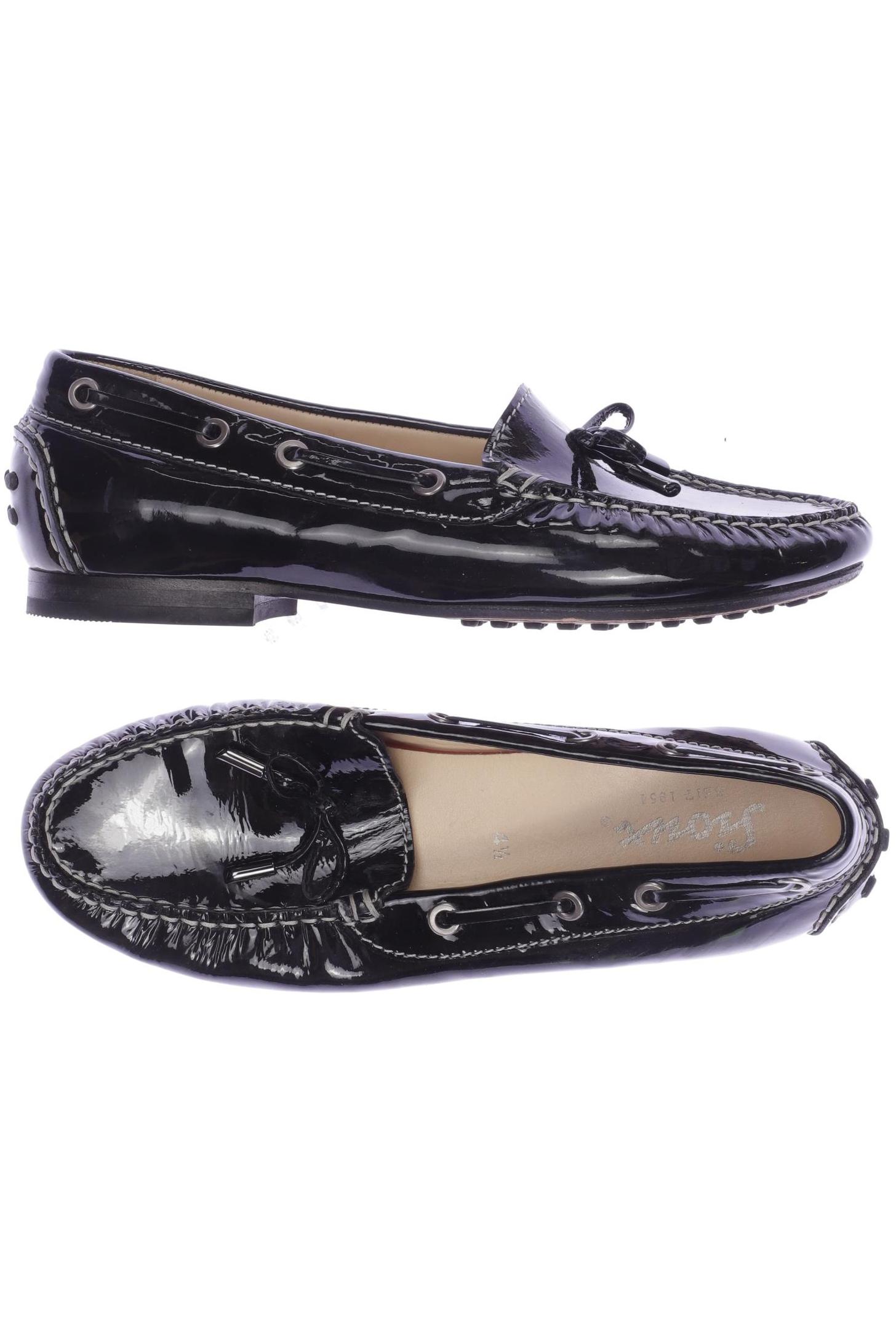 

Sioux Damen Halbschuh, schwarz, Gr. 4.5