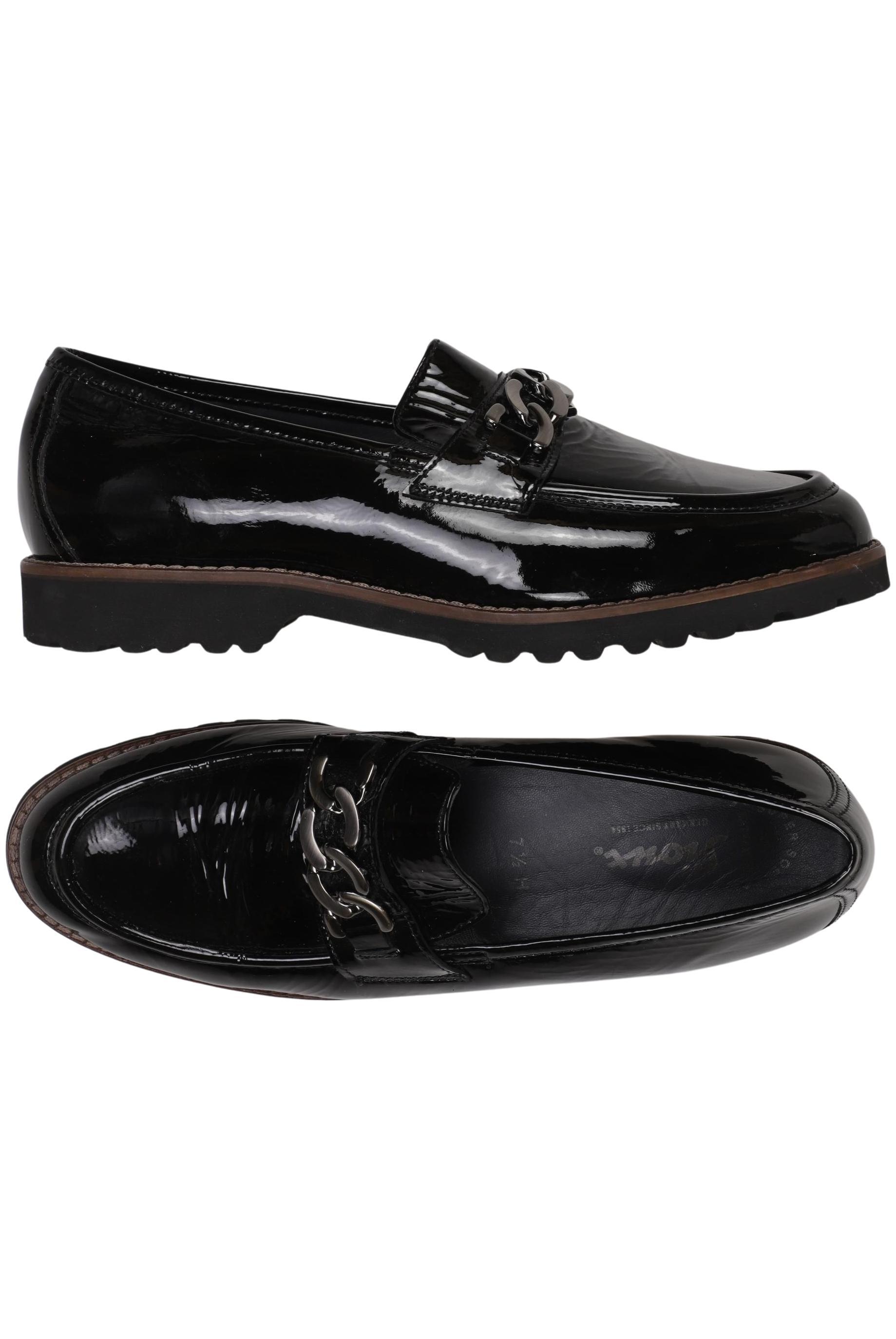 

Sioux Damen Halbschuh, schwarz, Gr. 7.5