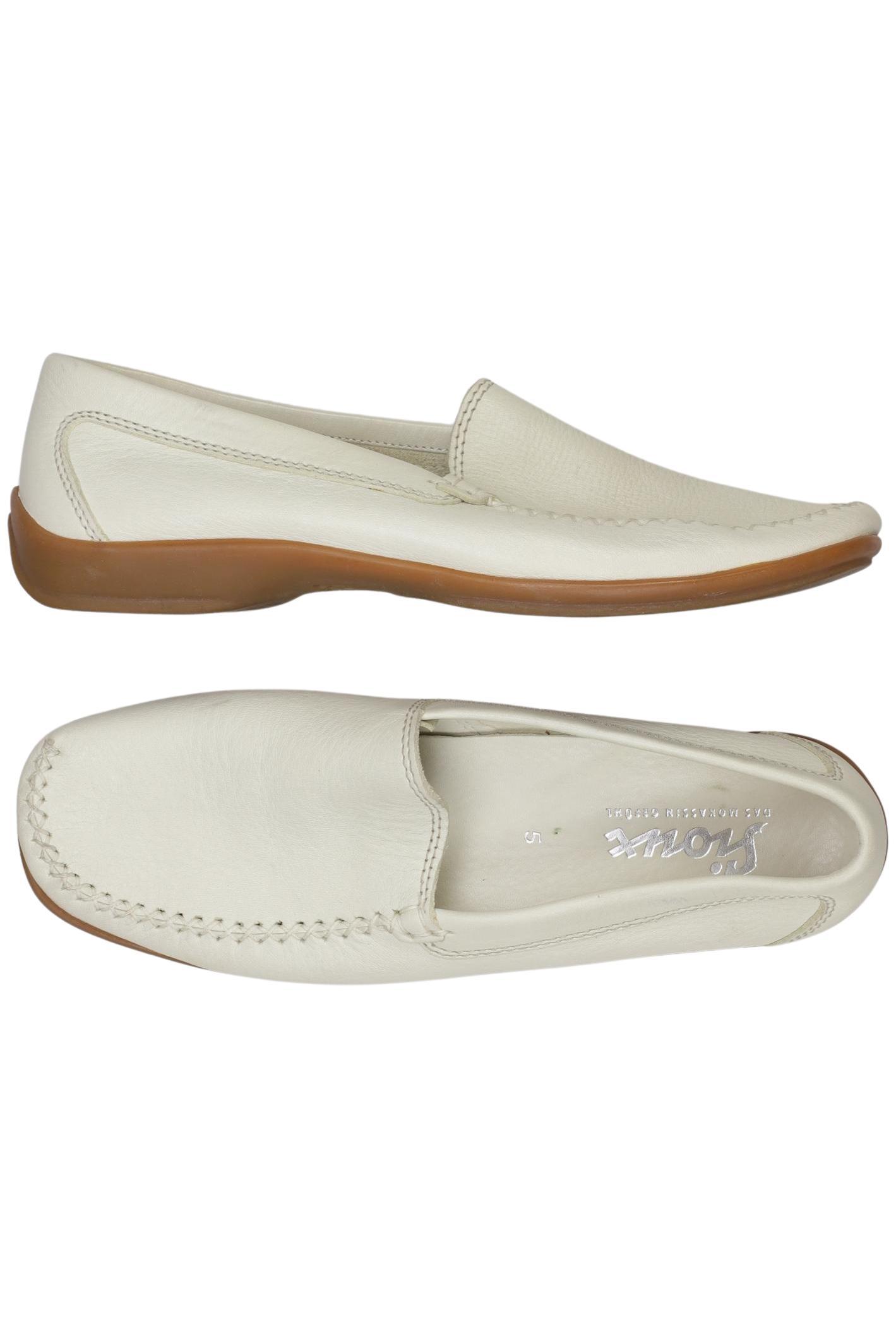 

Sioux Damen Halbschuh, cremeweiß, Gr. 5