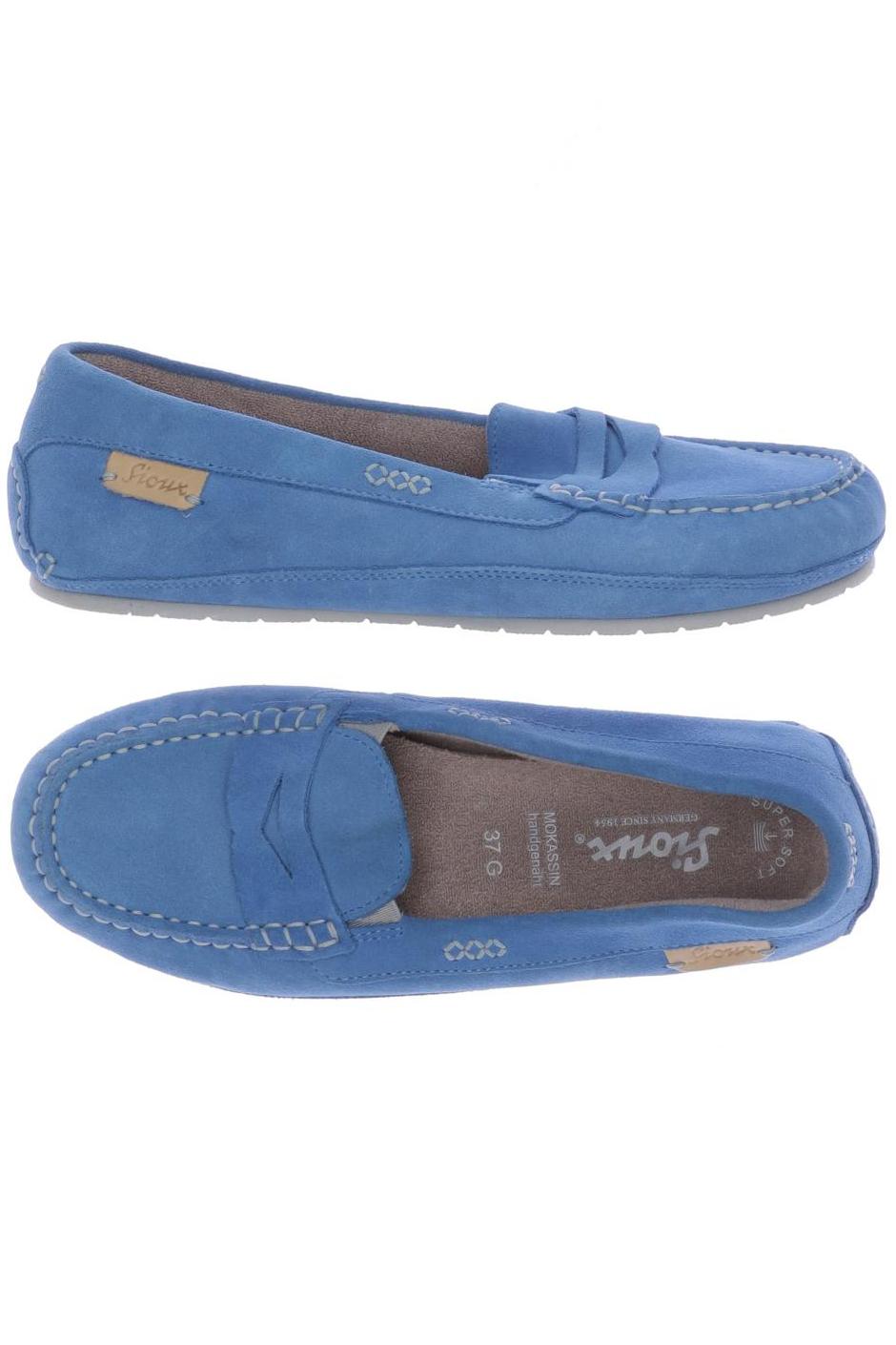 

Sioux Damen Halbschuh, blau, Gr. 37